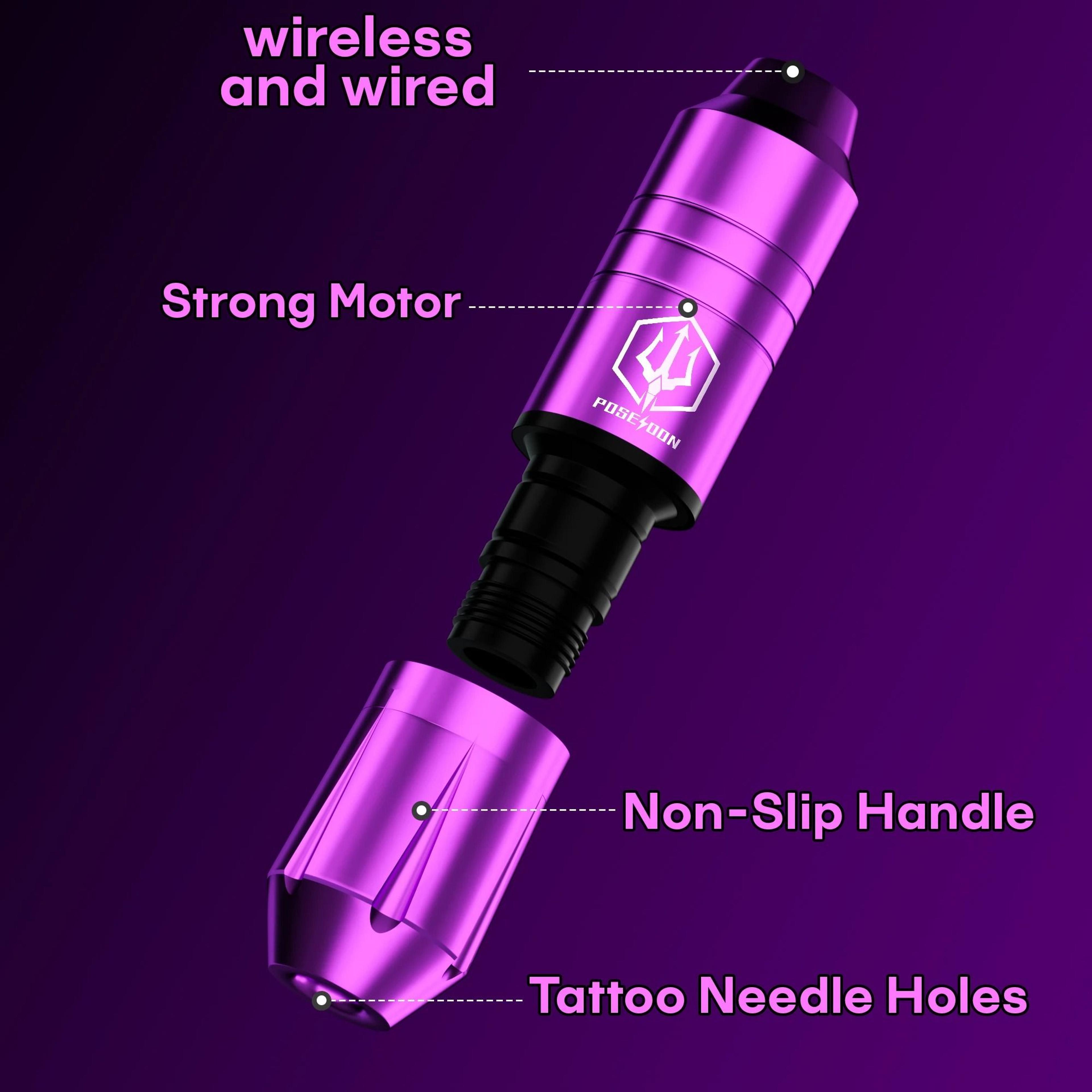 Professional Tattoo Pen Kit Permanent Makeup Machine With Power Supply And Needles 4