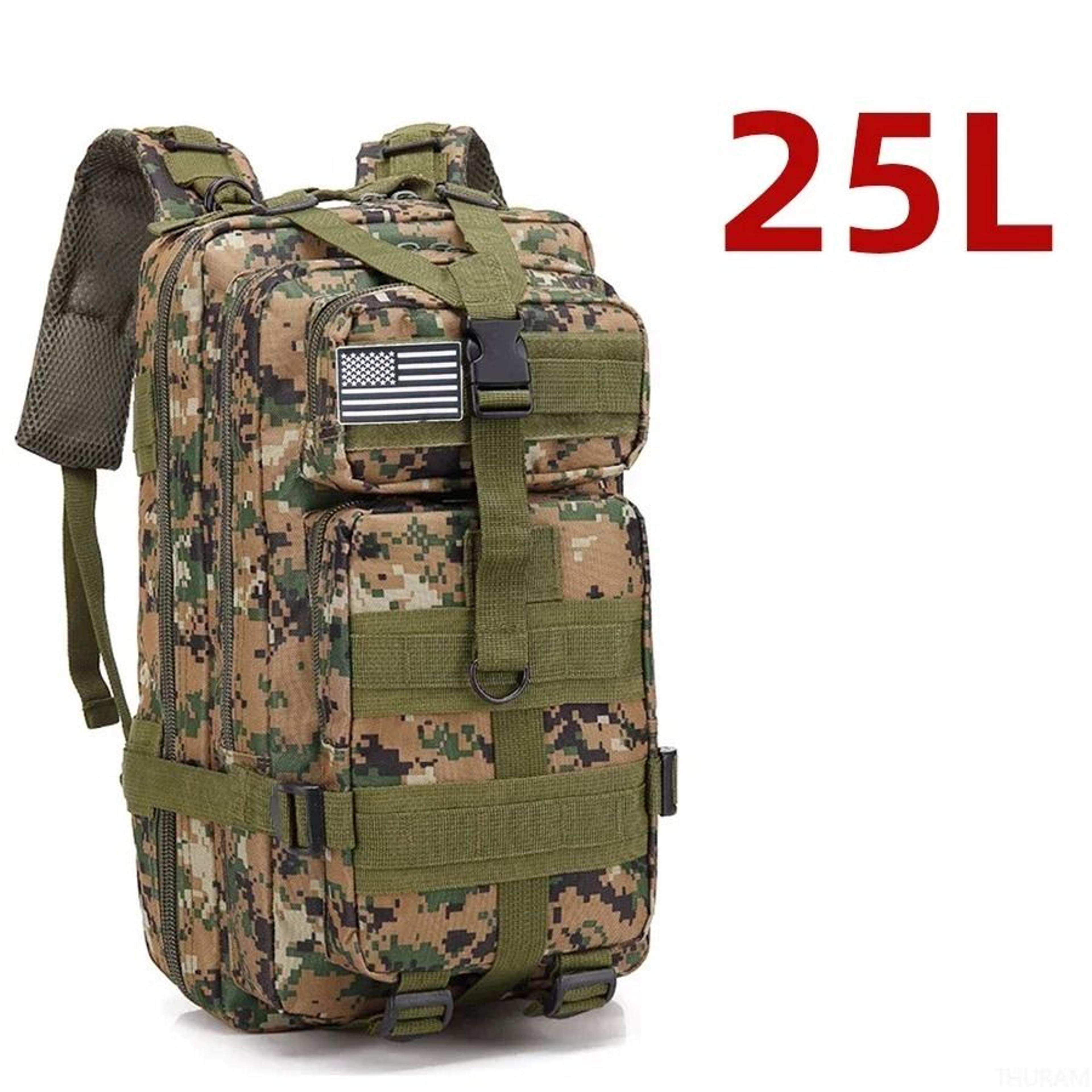 Waterproof Tactical Hiking Backpack For Outdoor Adventure 25L  50L 9