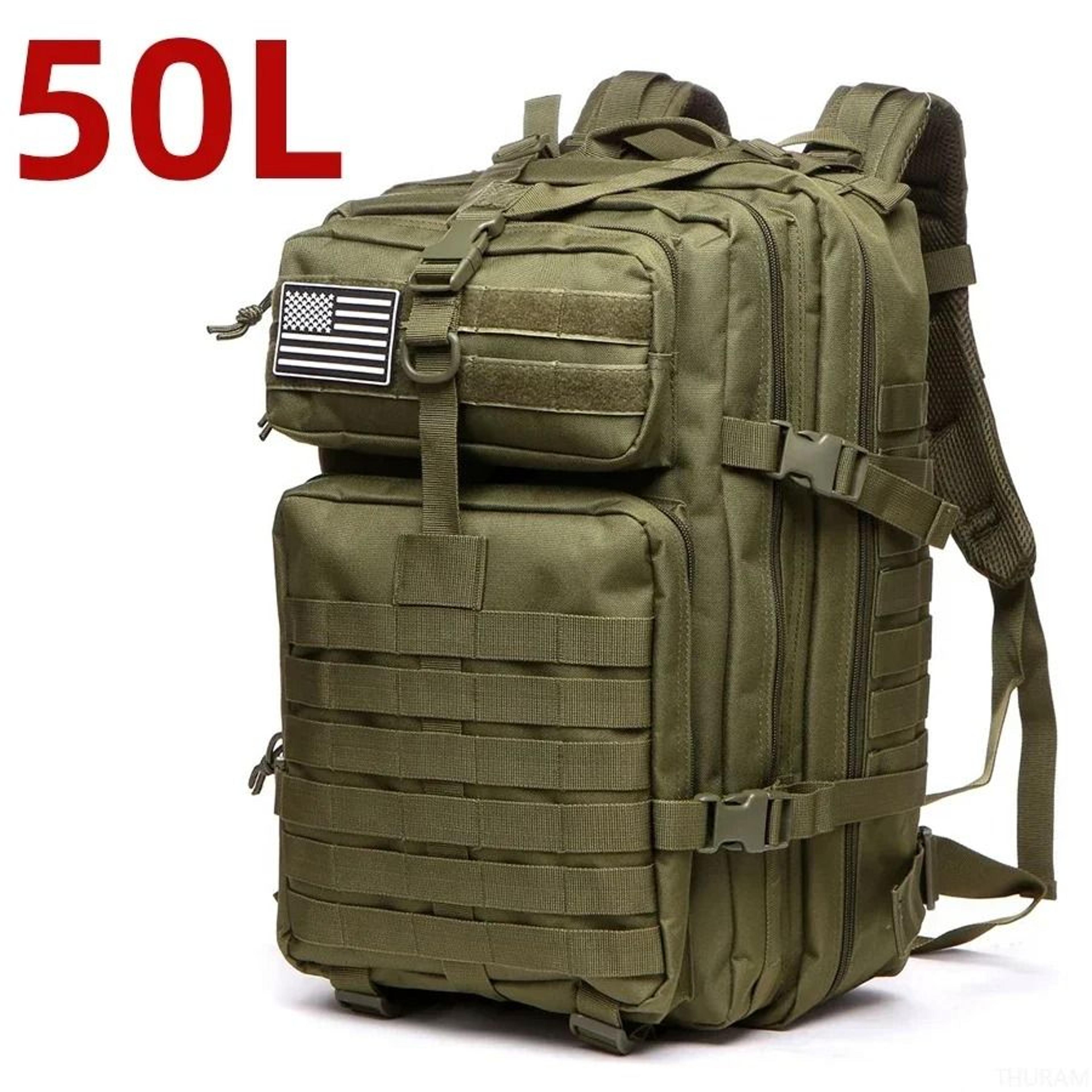 Waterproof Tactical Hiking Backpack For Outdoor Adventure 25L  50L 15