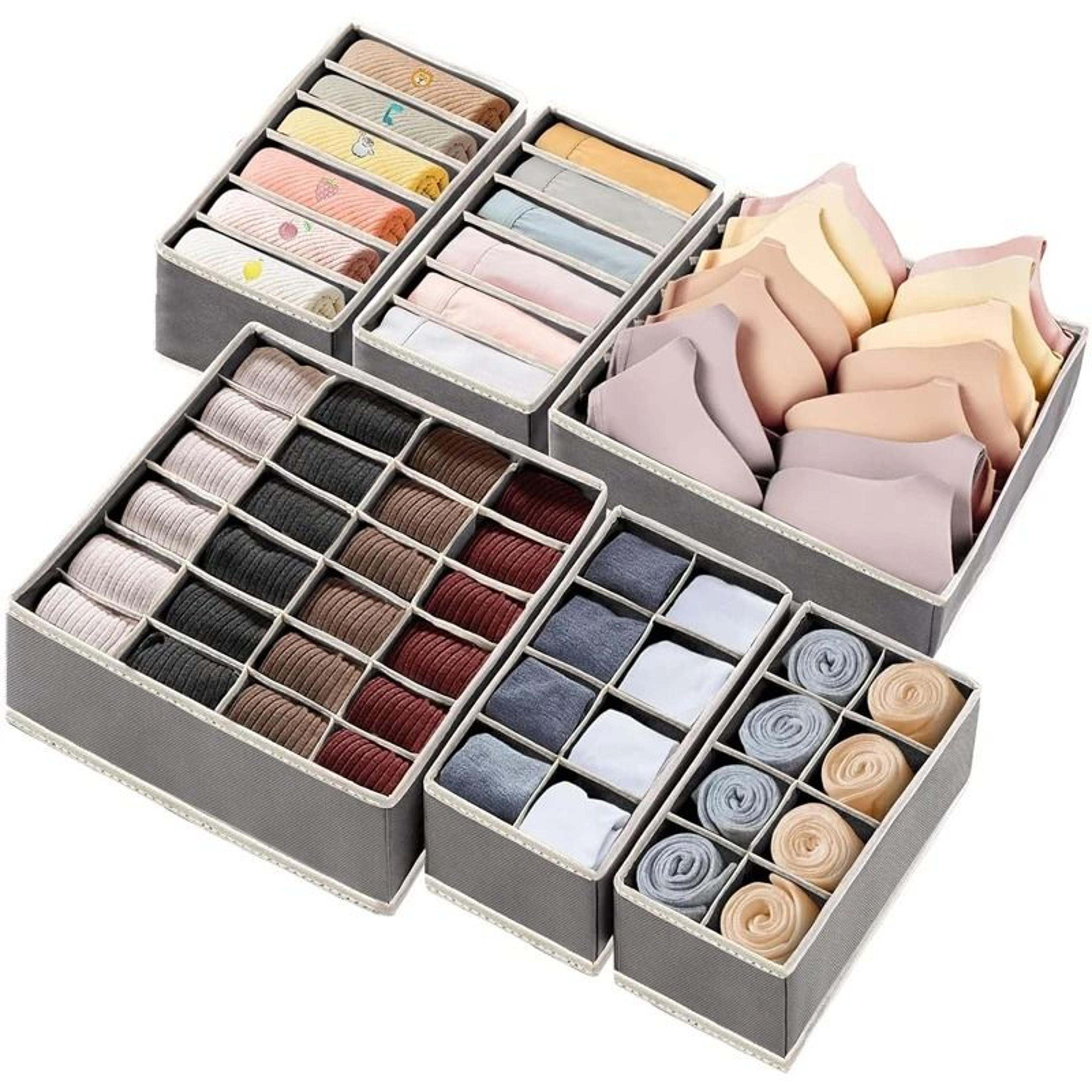 Foldable Wardrobe Drawer Organizer For Underwear Socks Bras And Accessories 1