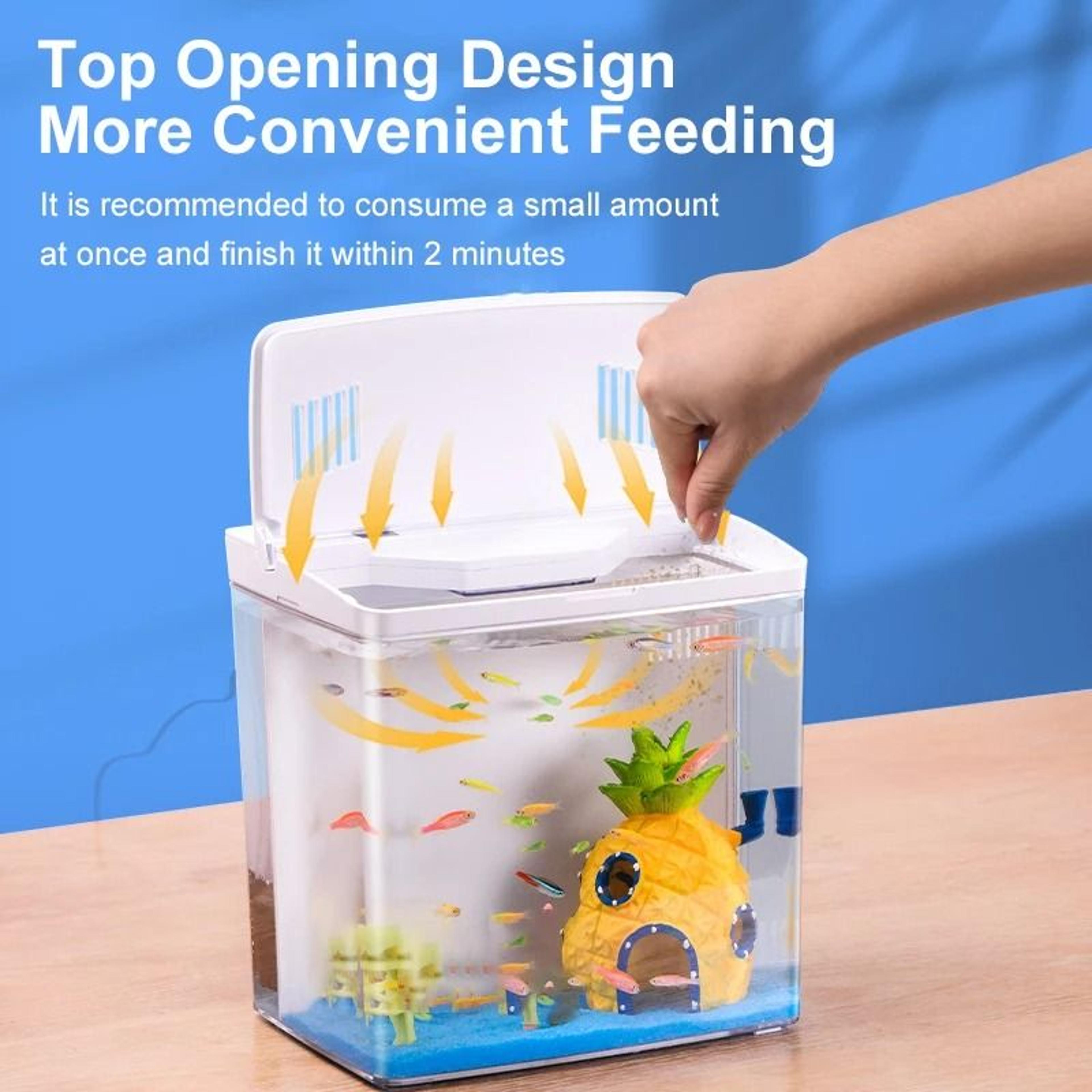 Mini Fish Tank With Self Circulating Filter System For Living Room Or Desktop 2
