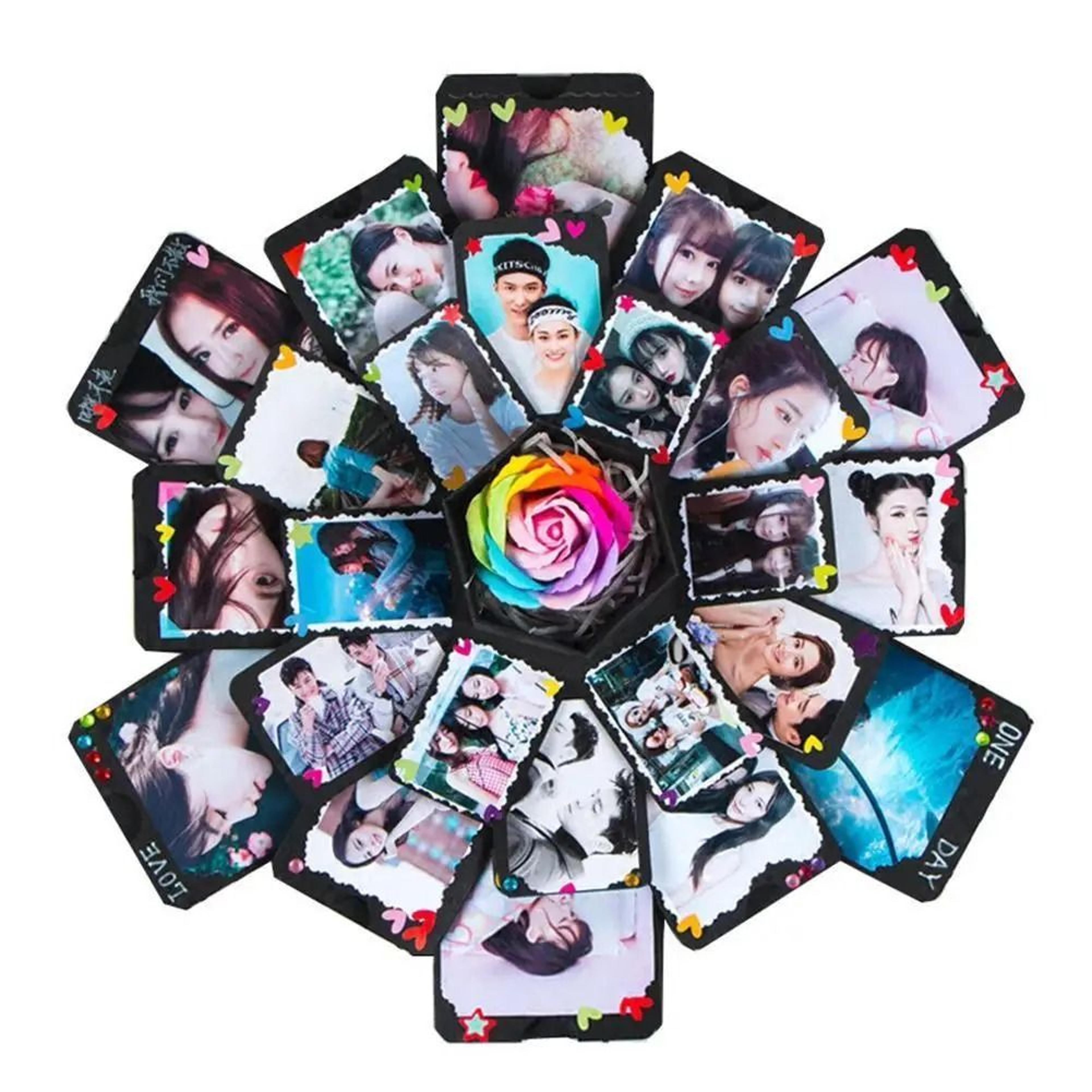 DIY Explosion Photo Album Gift Box Surprise Memory Scrapbook For Anniversary And Birthday Celebrati 4