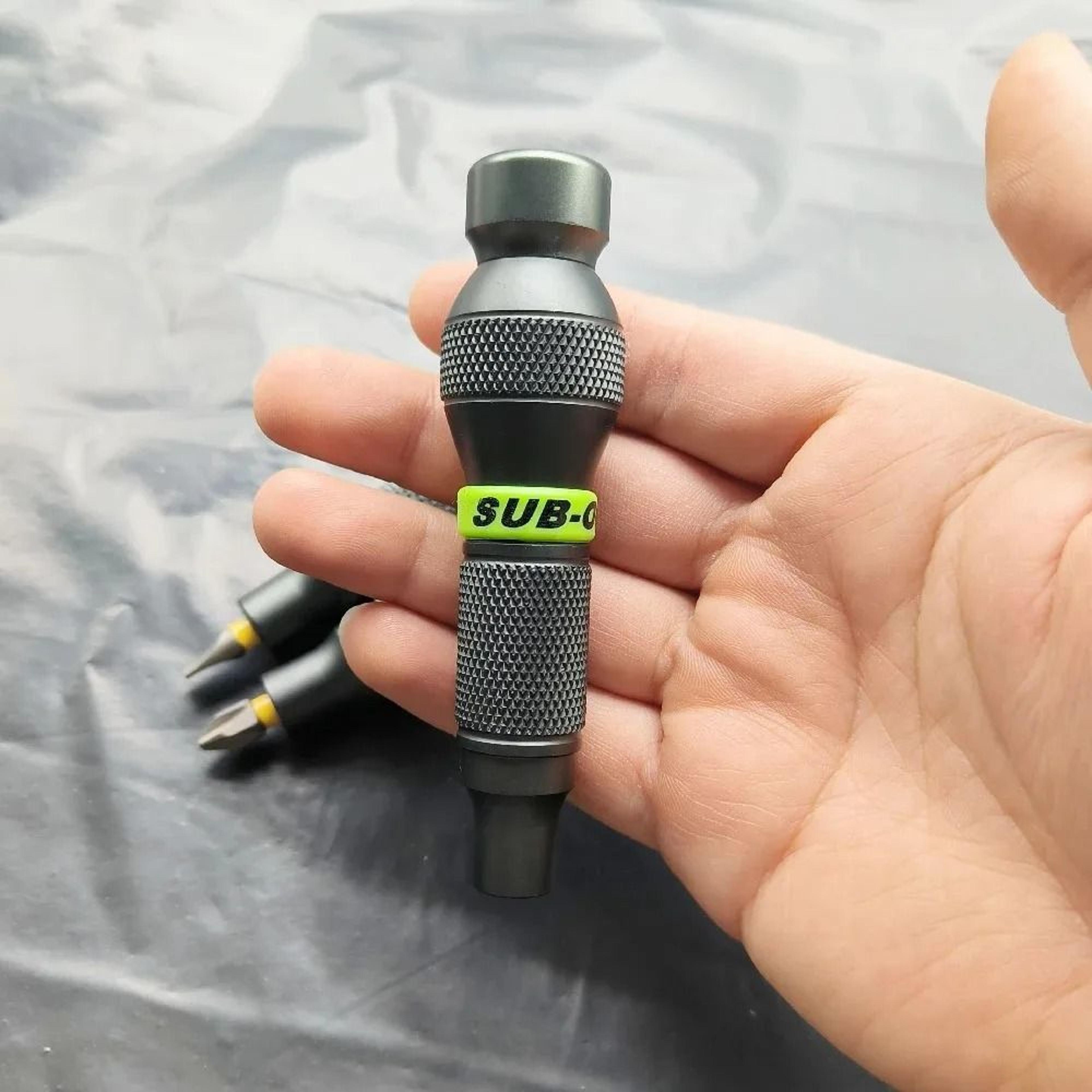 Precision Aluminum Alloy Handle Screwdriver For 14 Inch Bits Mini Repair Tool Holder 5