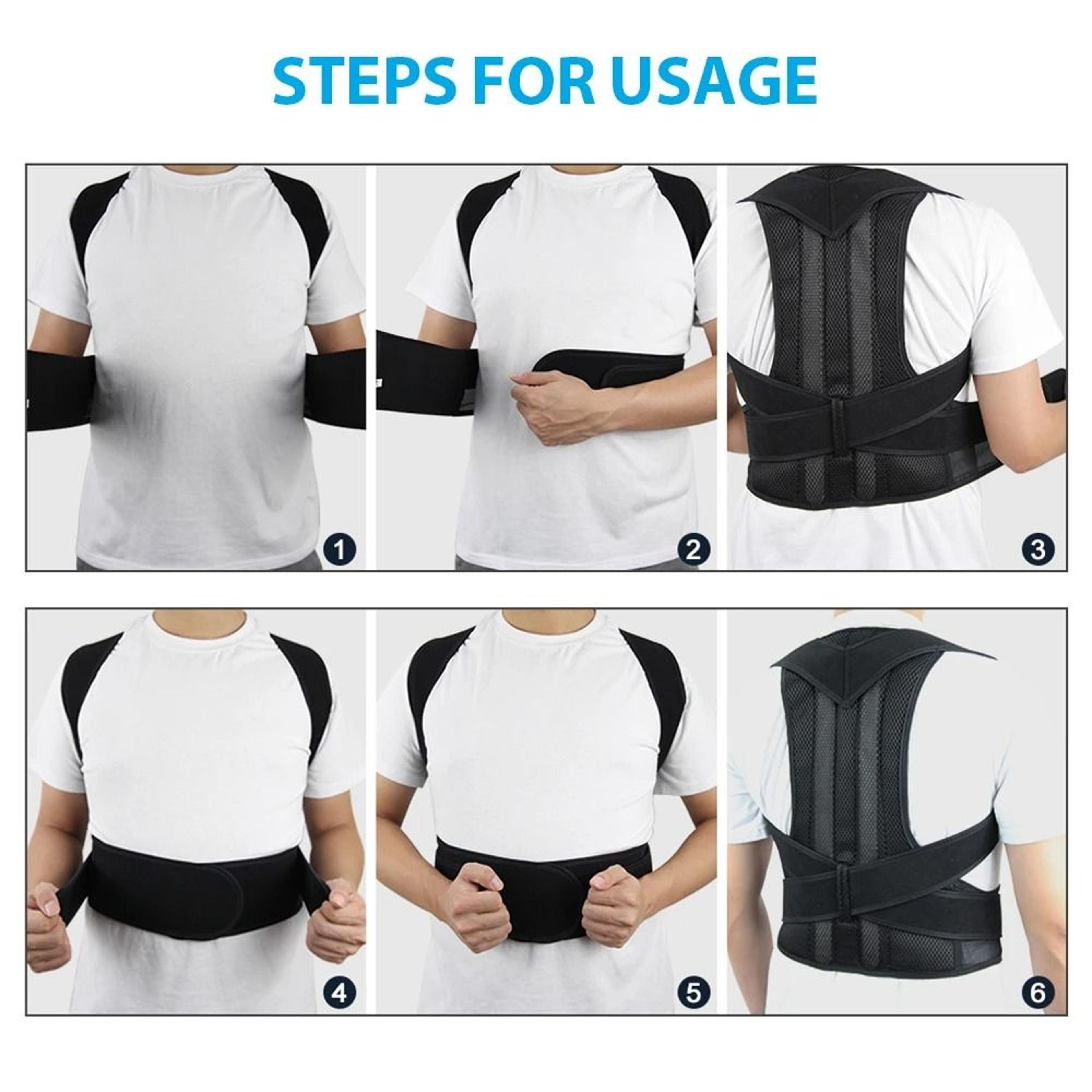 Upper Back Posture Corrector Brace Clavicle Support Back Straightener For Shoulder And Spine Alignm 5