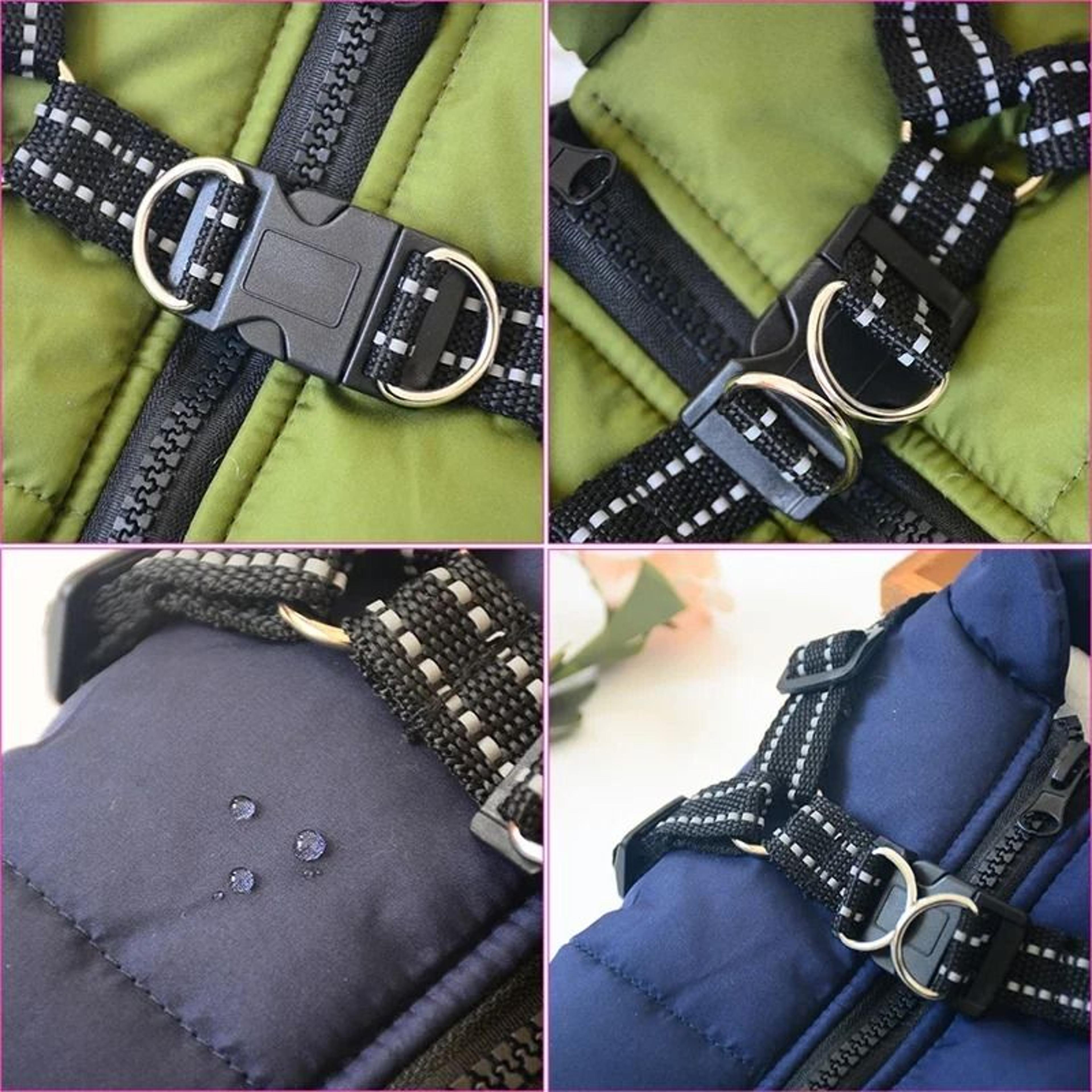 Waterproof Warm Dog Jacket With Built In Harness Winter Coat For Small And Large Dogs 5