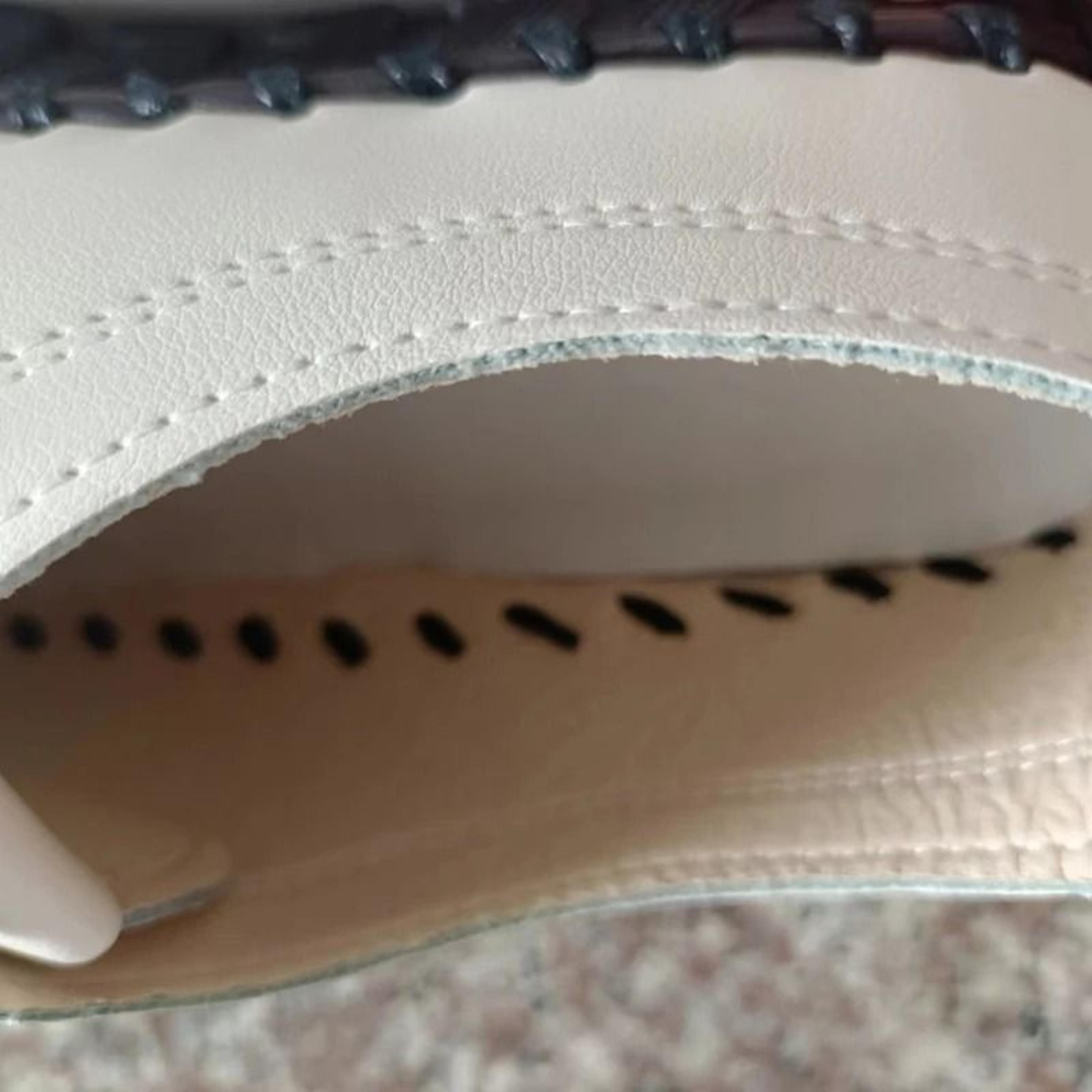 Women Casual Leather Lace Up Flat Sneakers Comfortable Spring Loafers 5