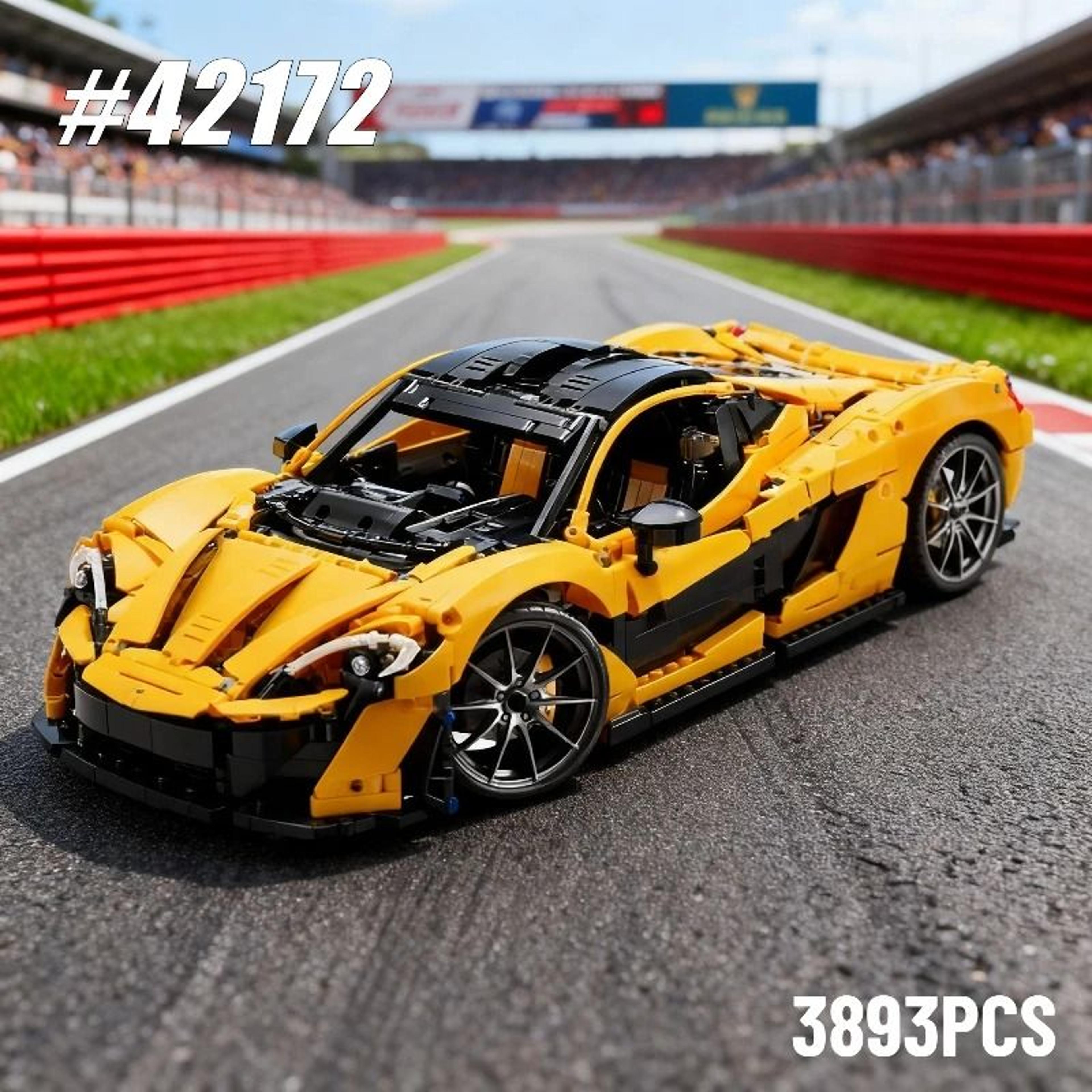 Super Racing Car Model Building Blocks 1 8 Scale 3893PCS Technical Assembly Set 0