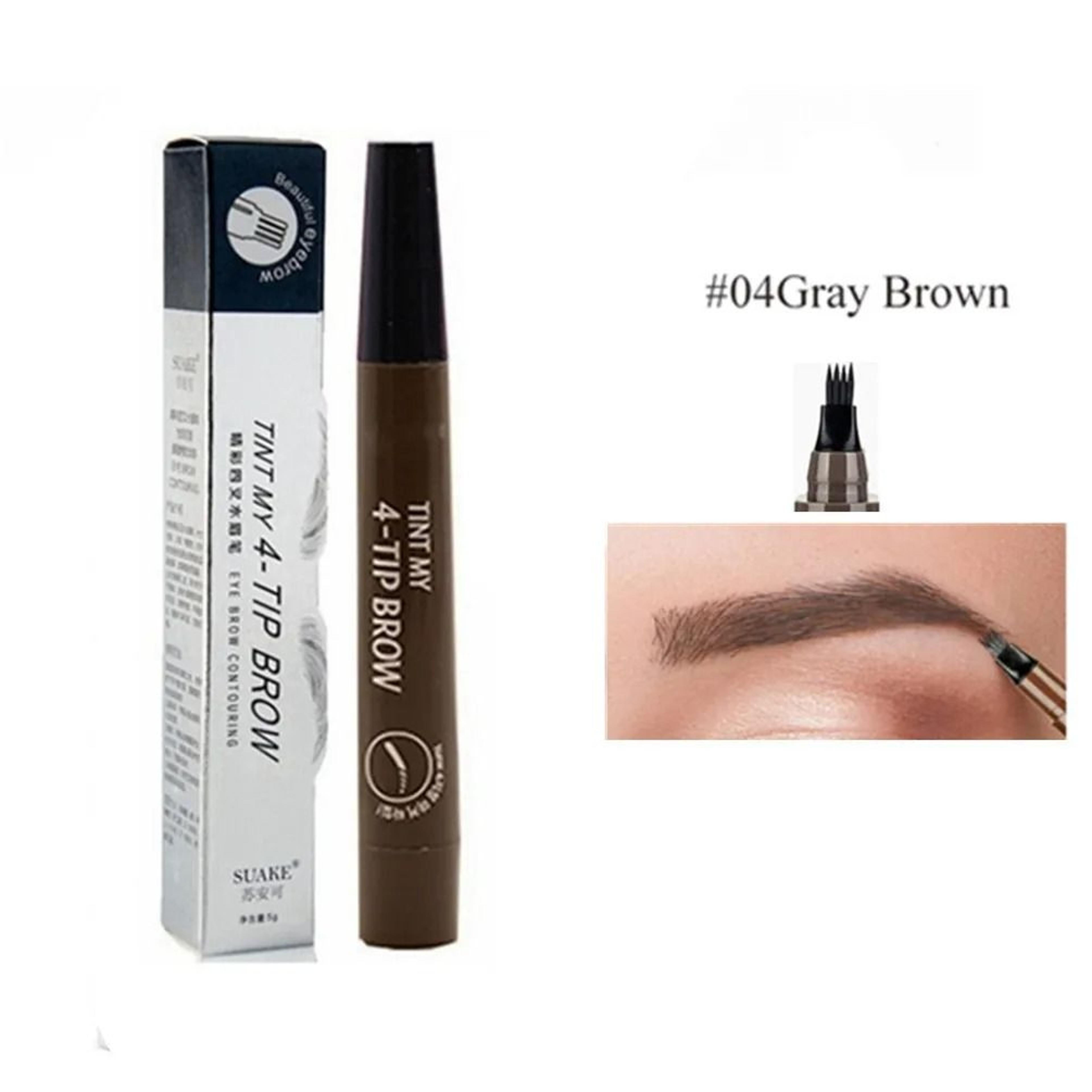 4D Microblading Eyebrow Pen With 4 Fork Tip Long Lasting Liquid Brow Pencil 11