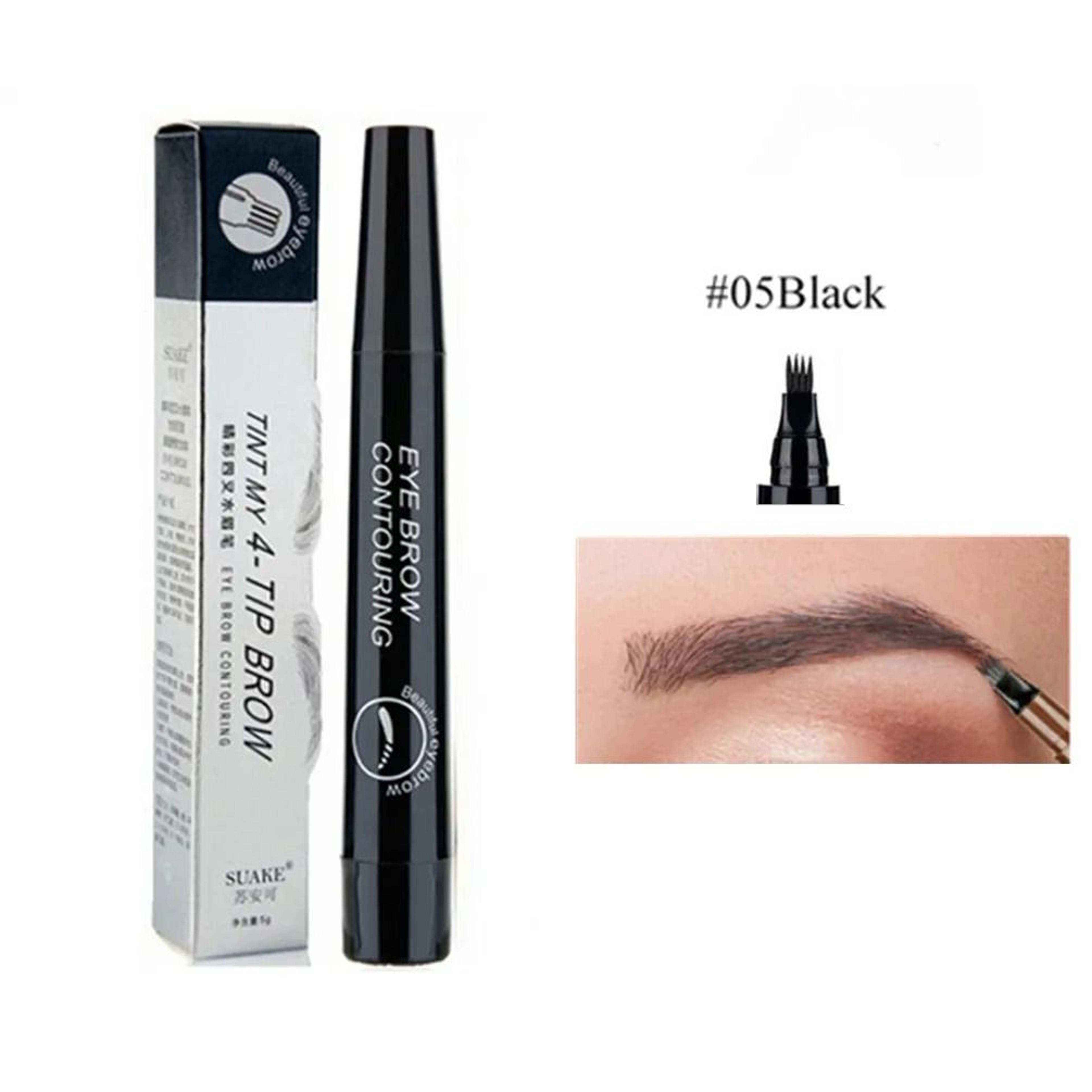 4D Microblading Eyebrow Pen With 4 Fork Tip Long Lasting Liquid Brow Pencil 6