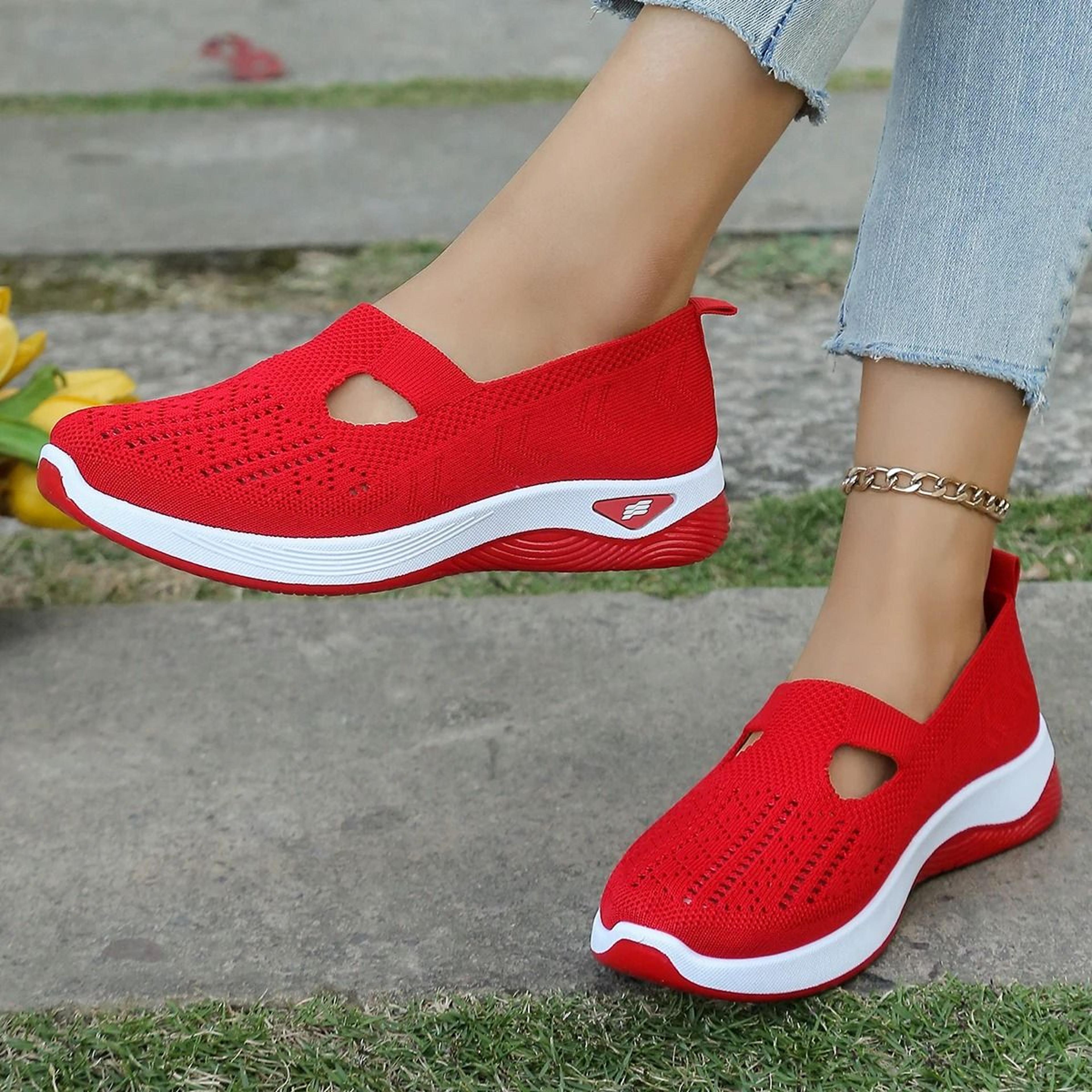Women Casual Lightweight Flat Sneakers Comfortable Everyday SlipOn Shoes 16