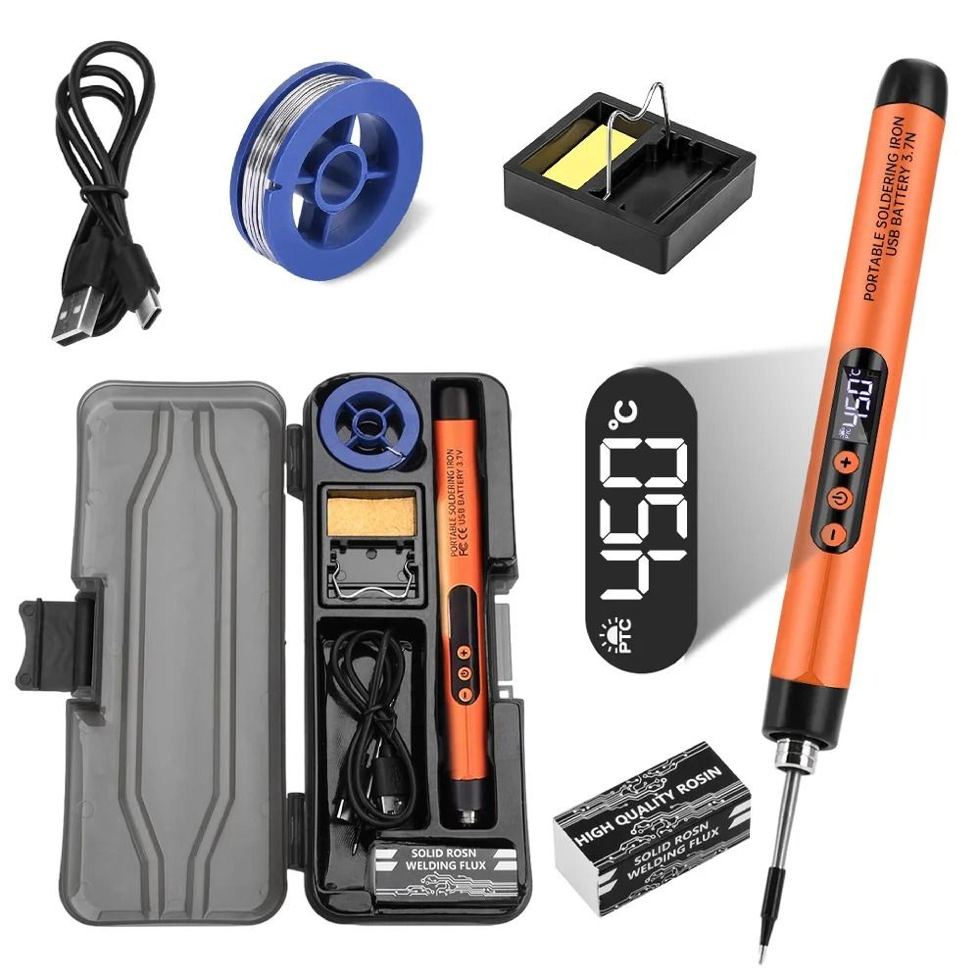 USB Soldering Iron Kit With Adjustable Temperature And TypeC Interface 9