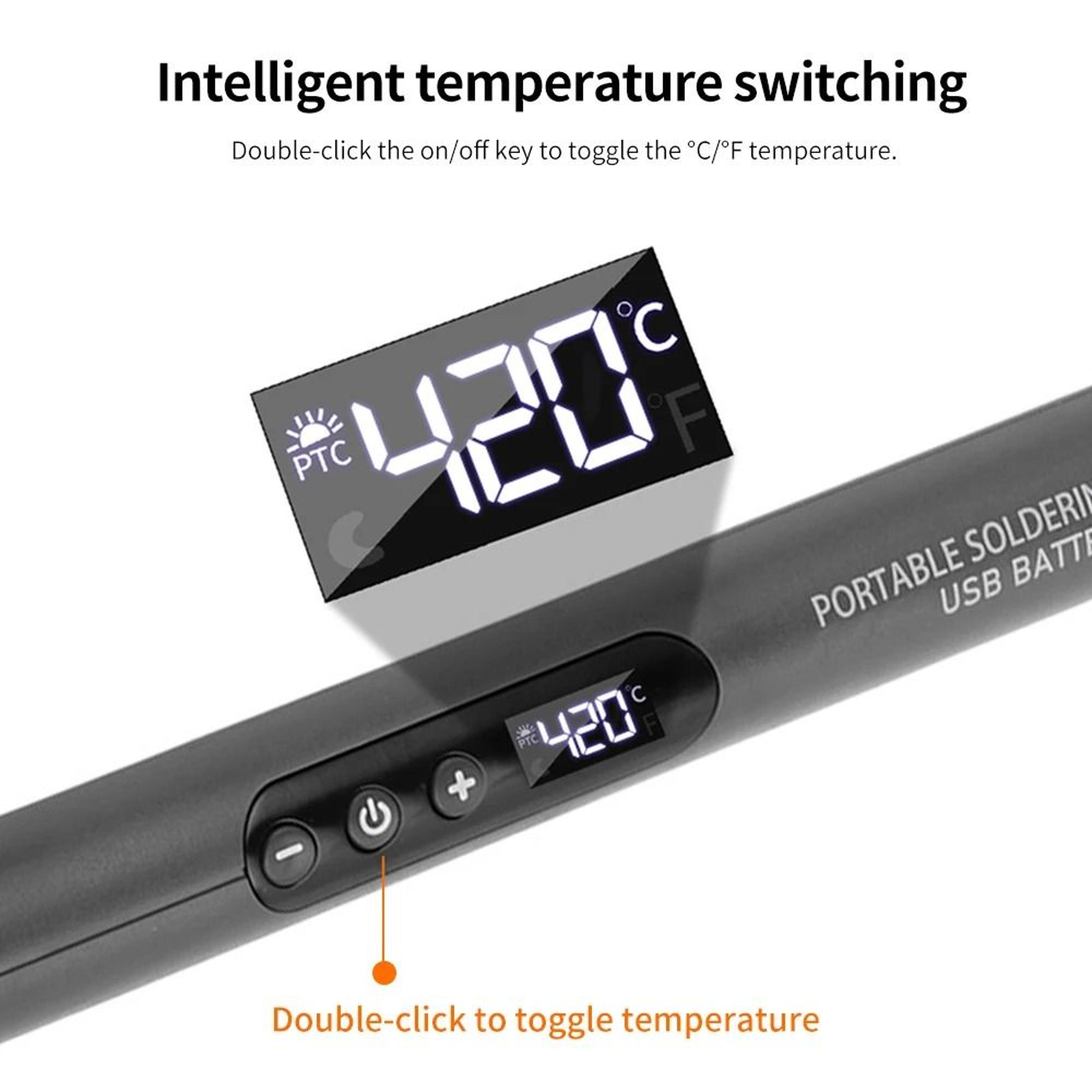 USB Soldering Iron Kit With Adjustable Temperature And TypeC Interface 6