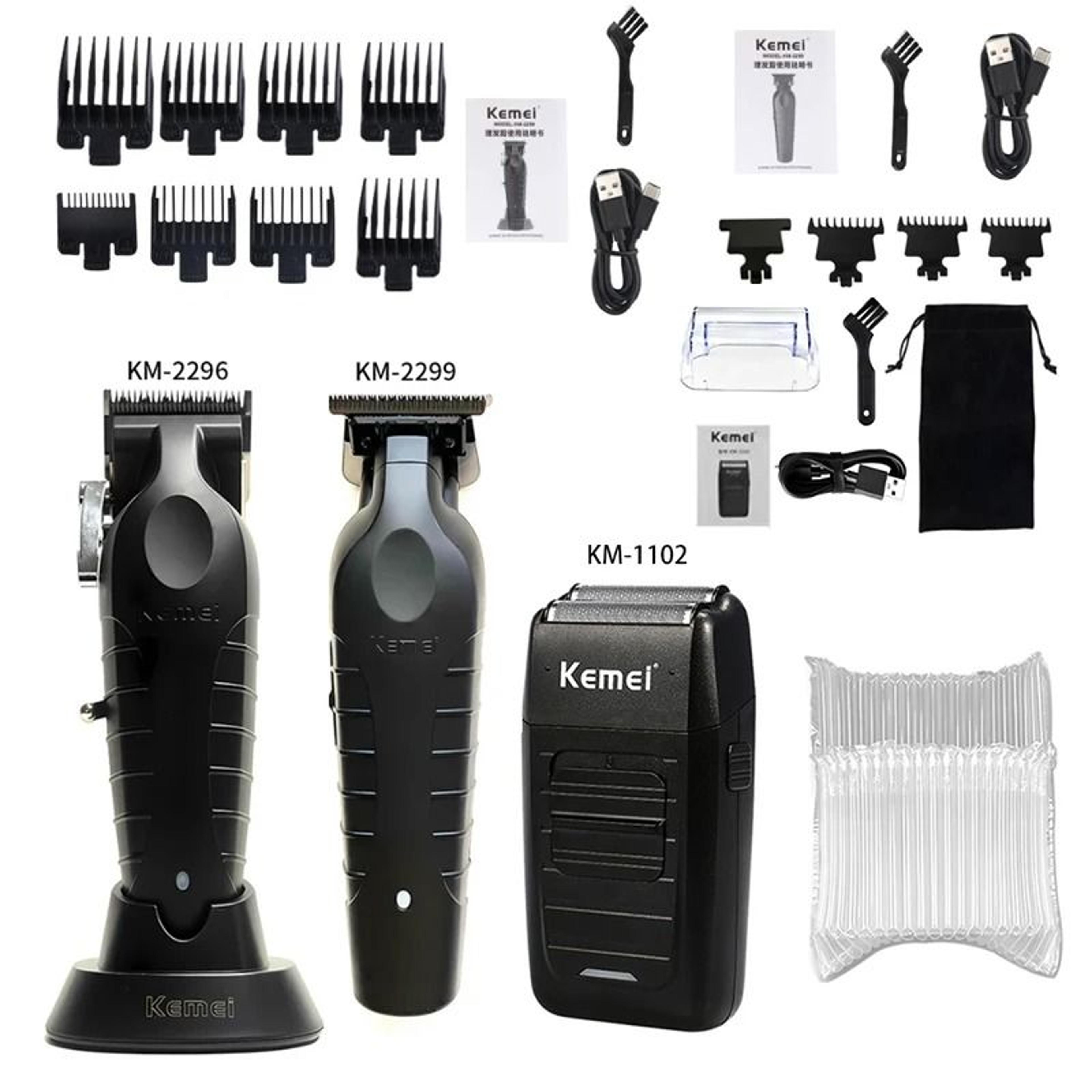 Professional Electric Hair Clipper Kit Men Grooming Trimmer And Shaver Machine 14