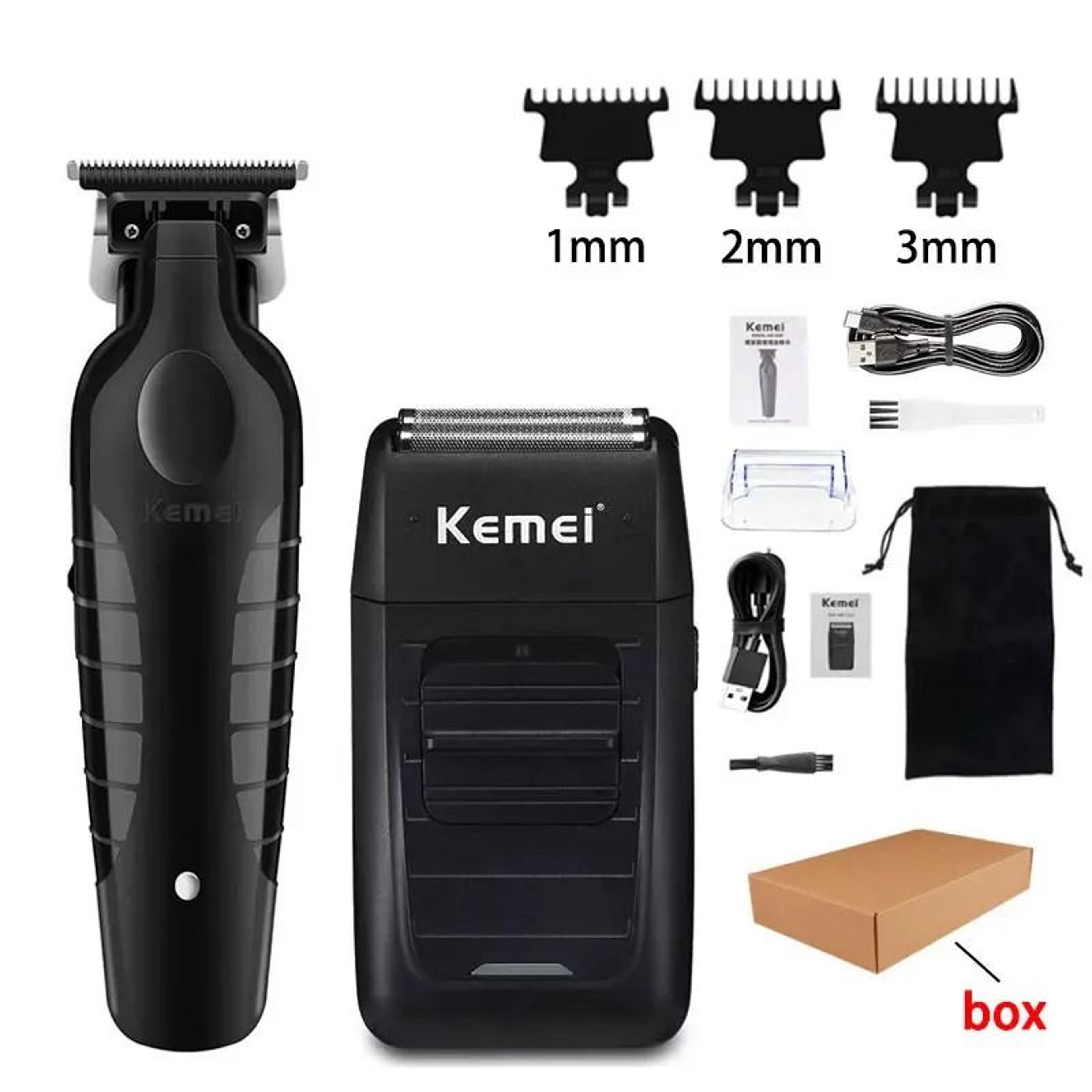 Professional Electric Hair Clipper Kit Men Grooming Trimmer And Shaver Machine 17
