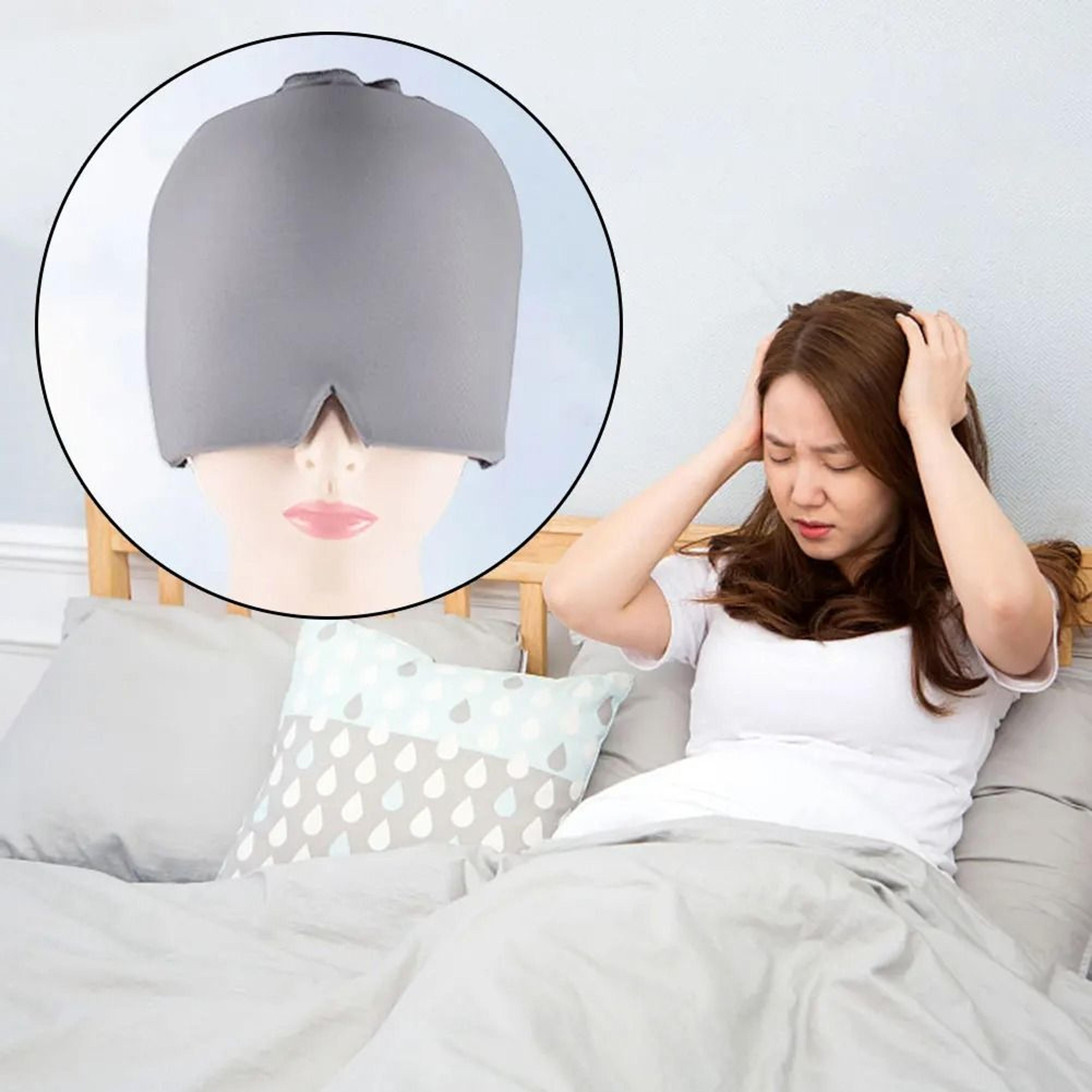 Migraine Relief Cap Gel Ice Head Wrap Cold Compress Therapy Cap For Headache And Sinus Pressure Rel 4