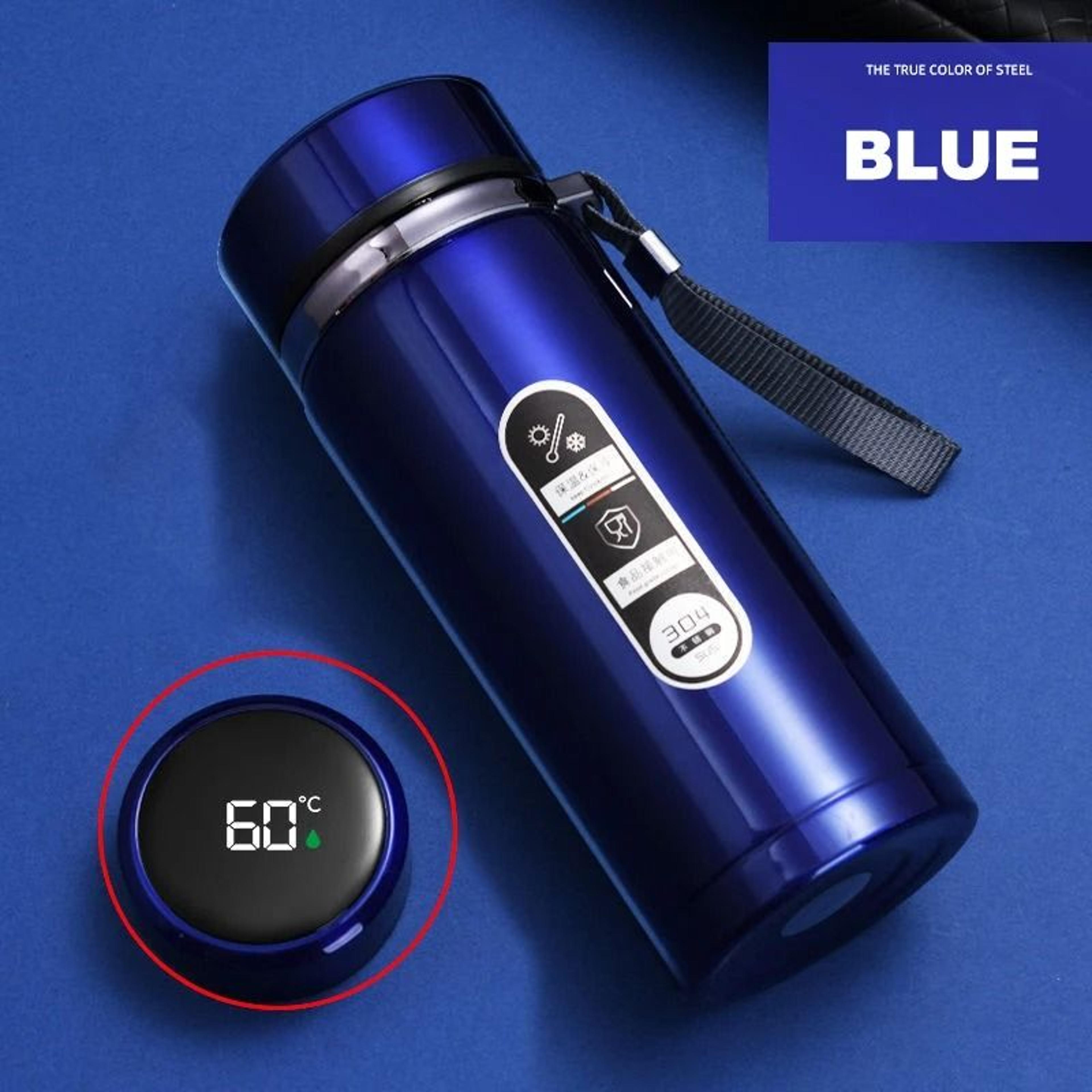 Stainless Steel Thermos Bottle With LED Temperature Display Insulated Water Bottle Vacuum Flask 500 10