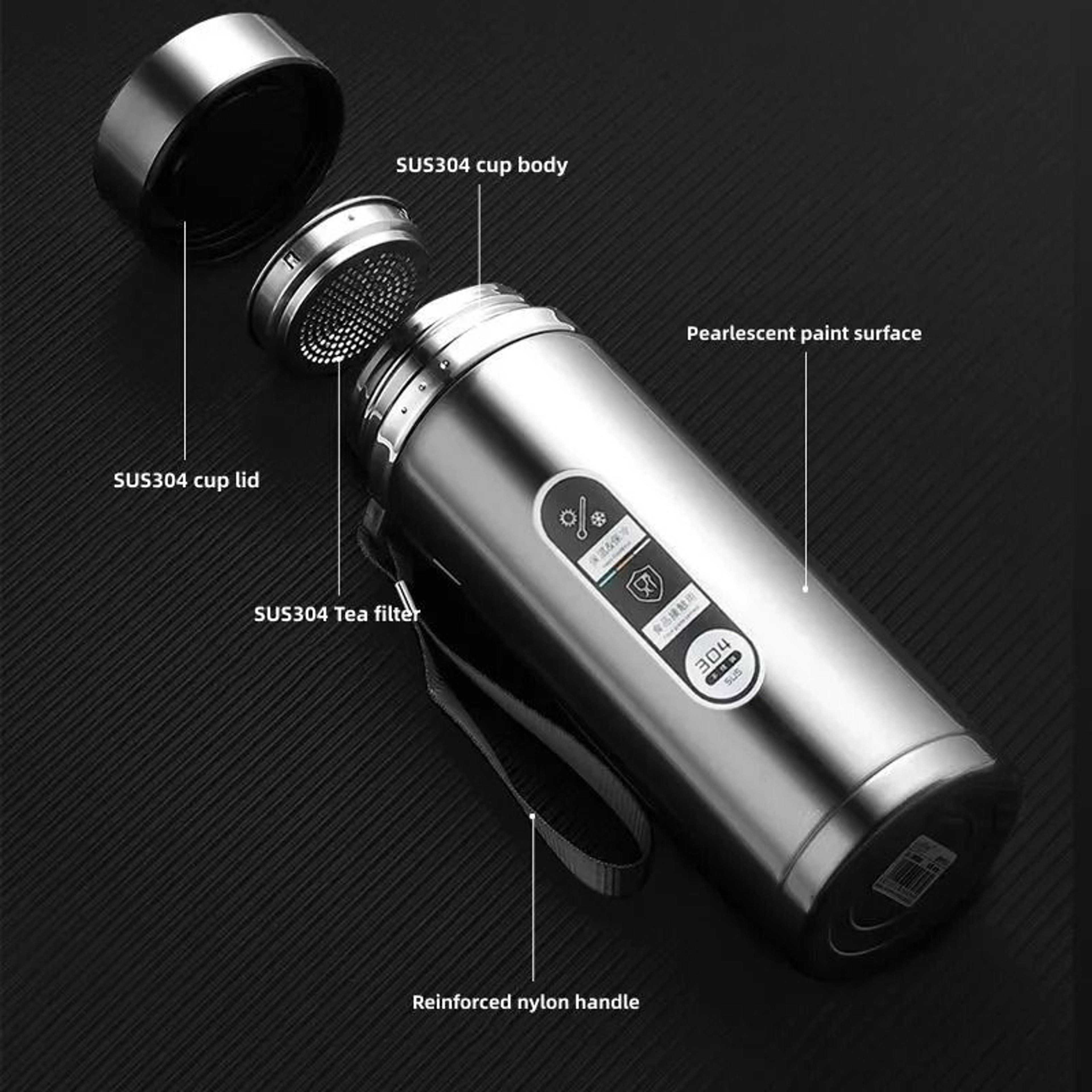 Stainless Steel Thermos Bottle With LED Temperature Display Insulated Water Bottle Vacuum Flask 500 3
