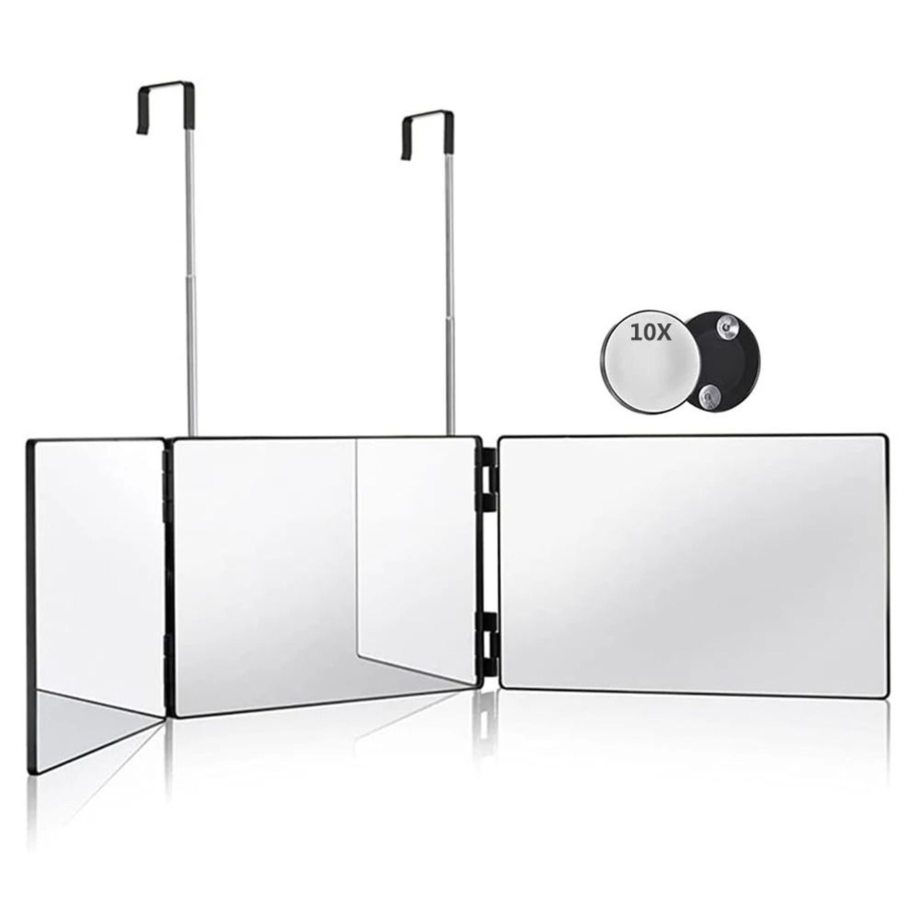 Portable 360 Trifold Vanity Mirror With Adjustable Stand 8