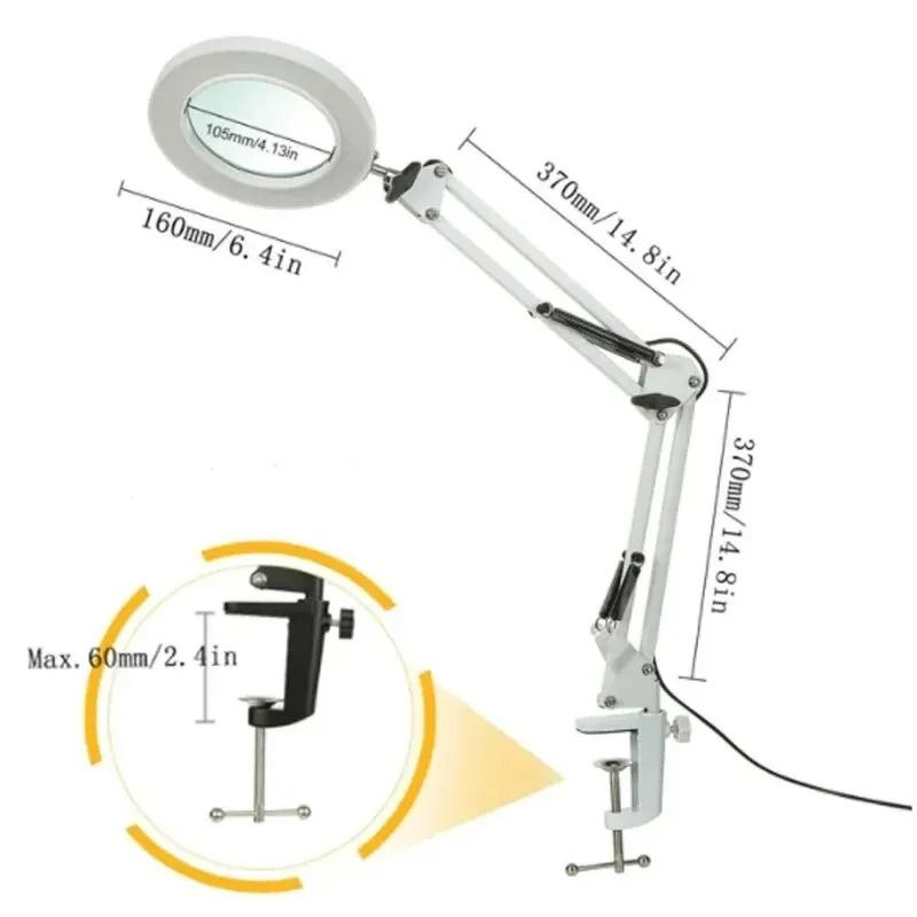 72LED Magnifying Lamp With 8X And 10X Zoom And Adjustable 3Color Light 9