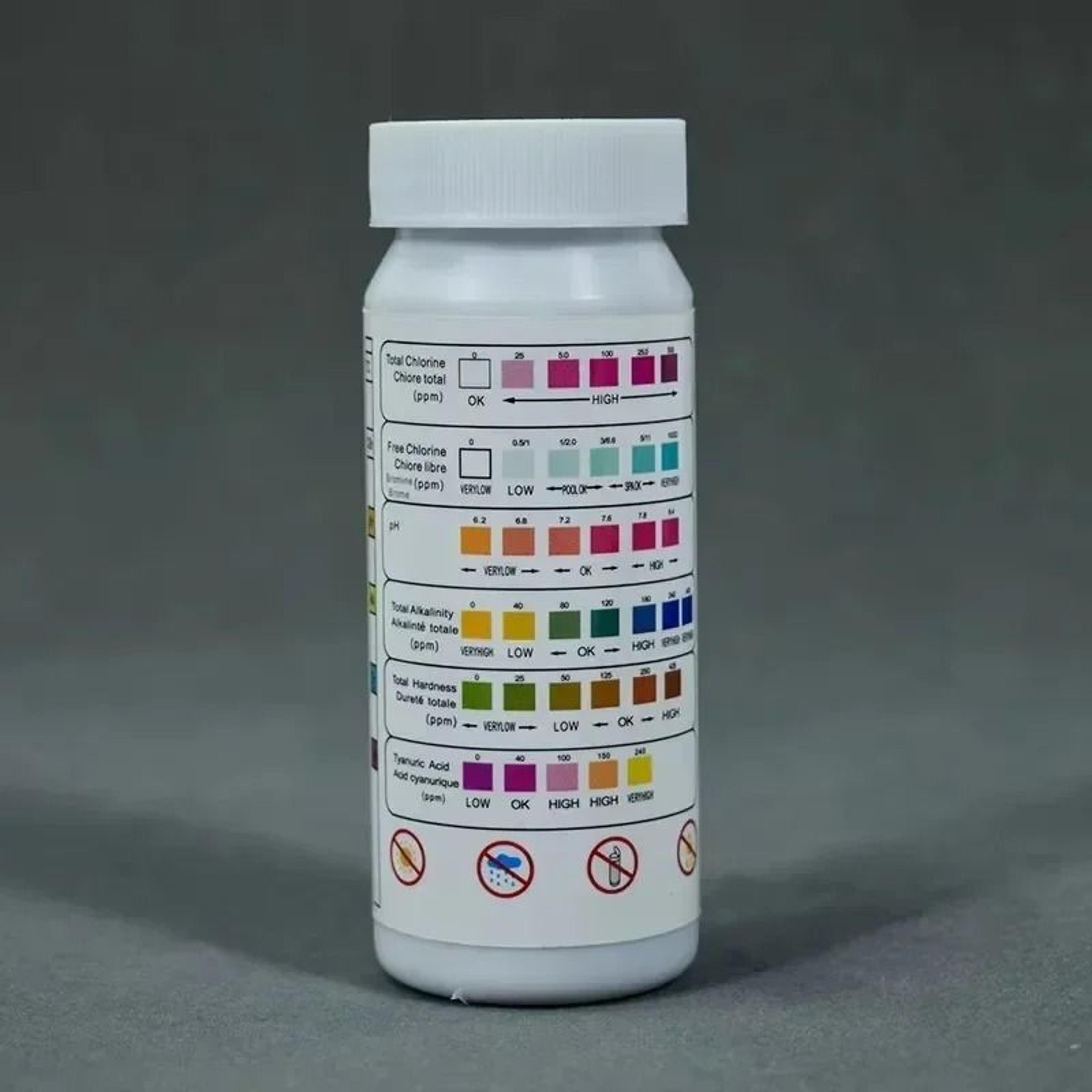 Aquarium And Pool Water PH Test Strips Kit For Freshwater And Fish Tanks 8