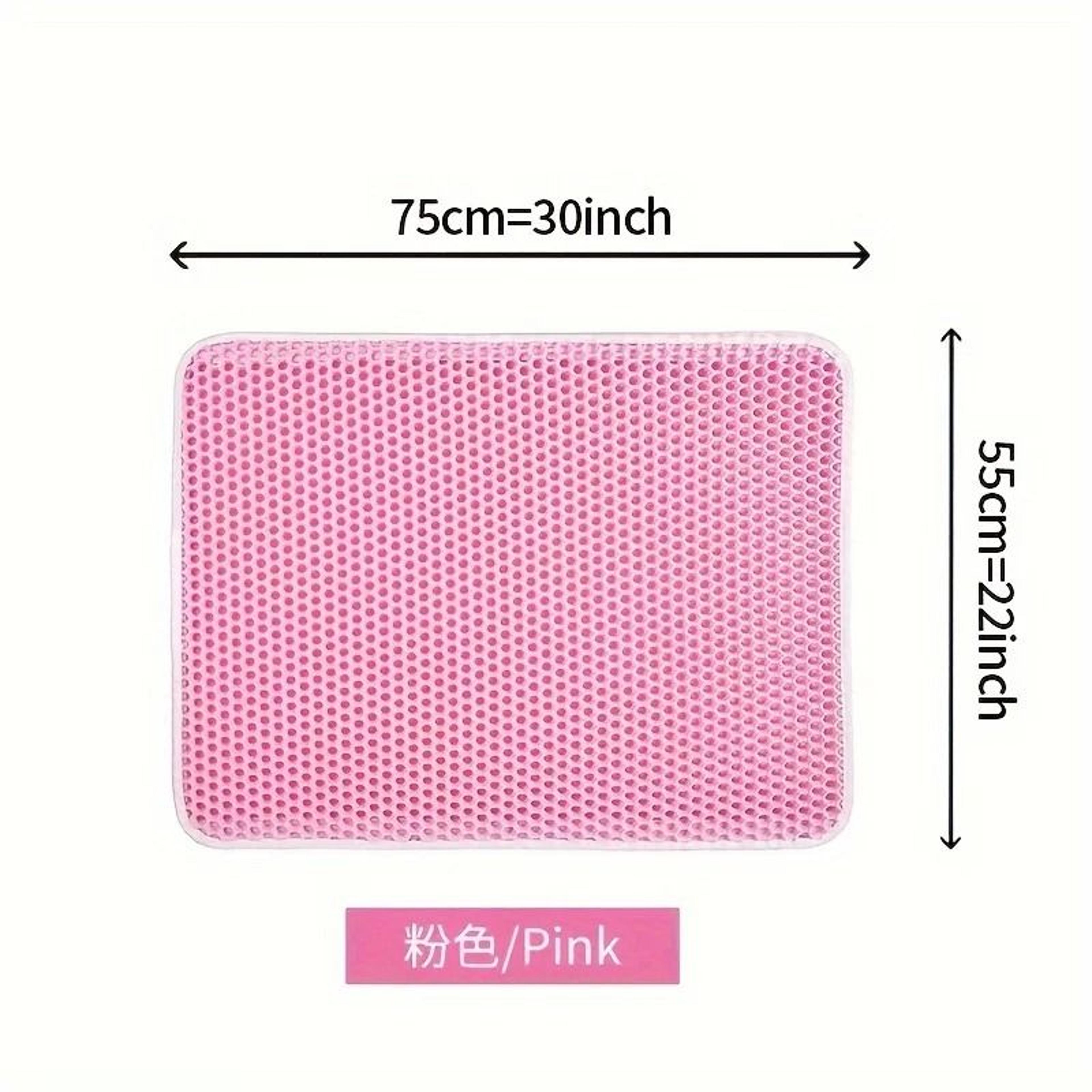 Honeycomb DoubleLayer Waterproof Cat Litter Mat For Easy Cleaning And Scatter Control 3