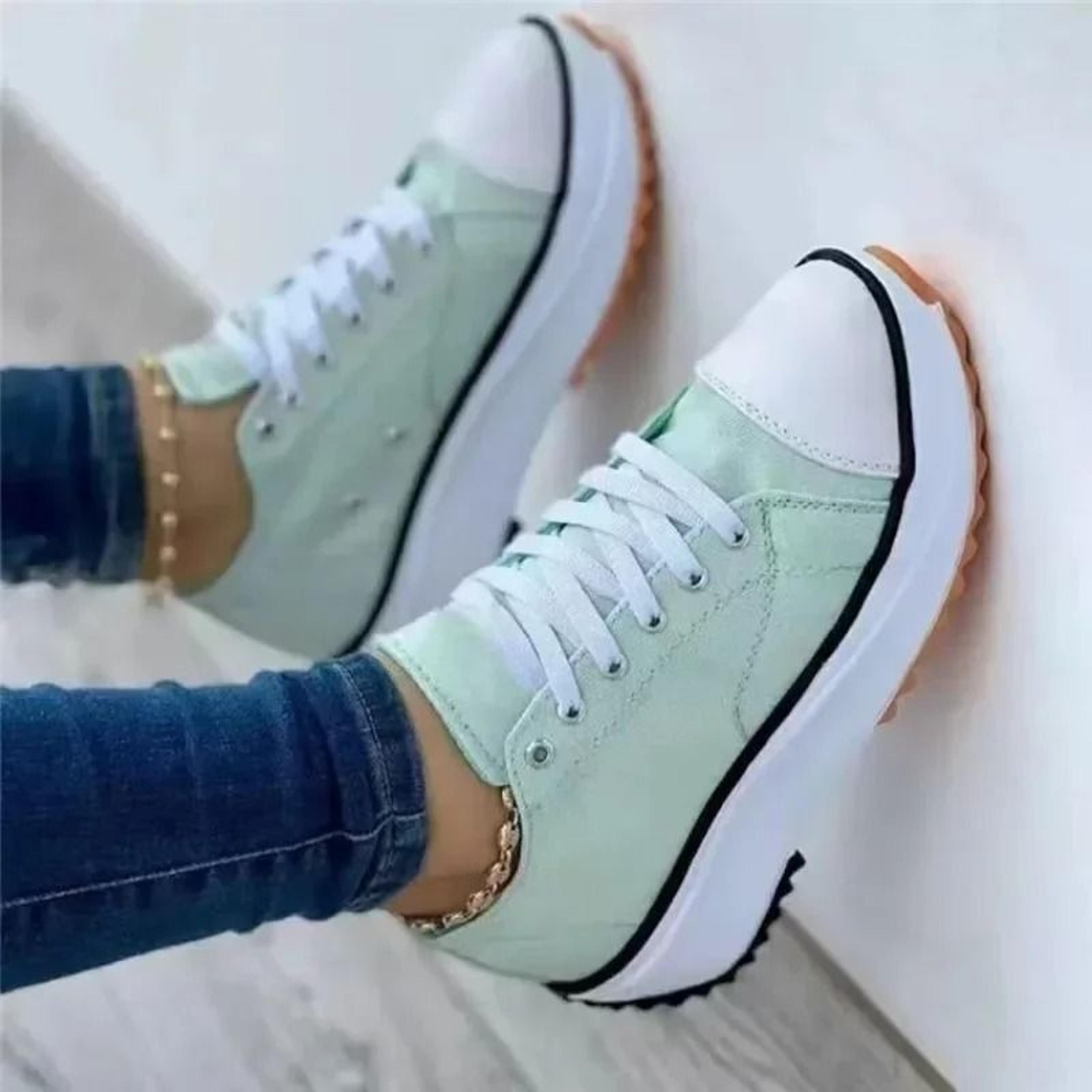 Womens Casual Canvas Shoes  Lightweight Breathable And Comfortable Everyday Flats 4