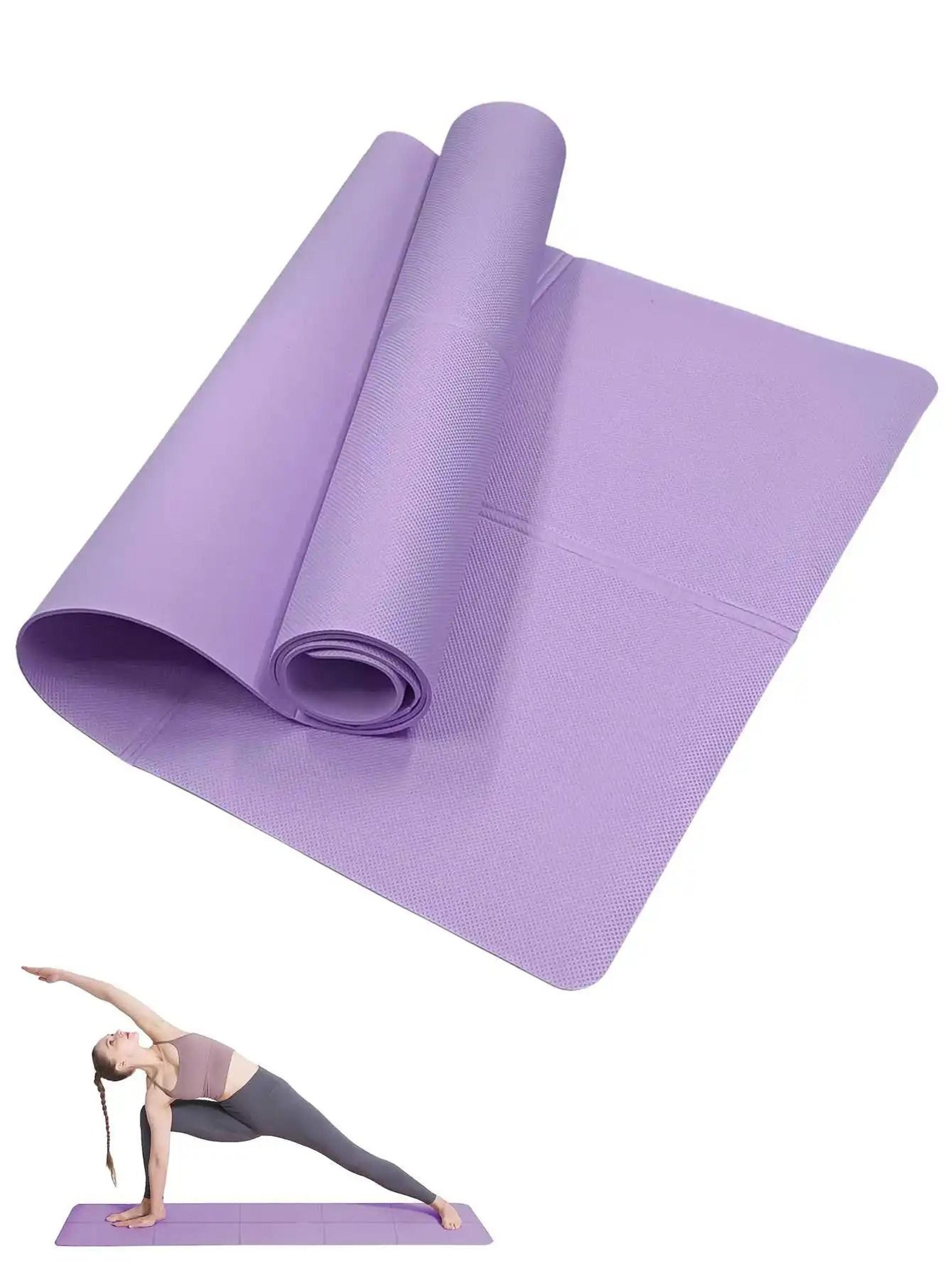 NonSlip Yoga Mat  Lightweight Cushioned And Portable Fitness Mat For Home Gym And Travel 10