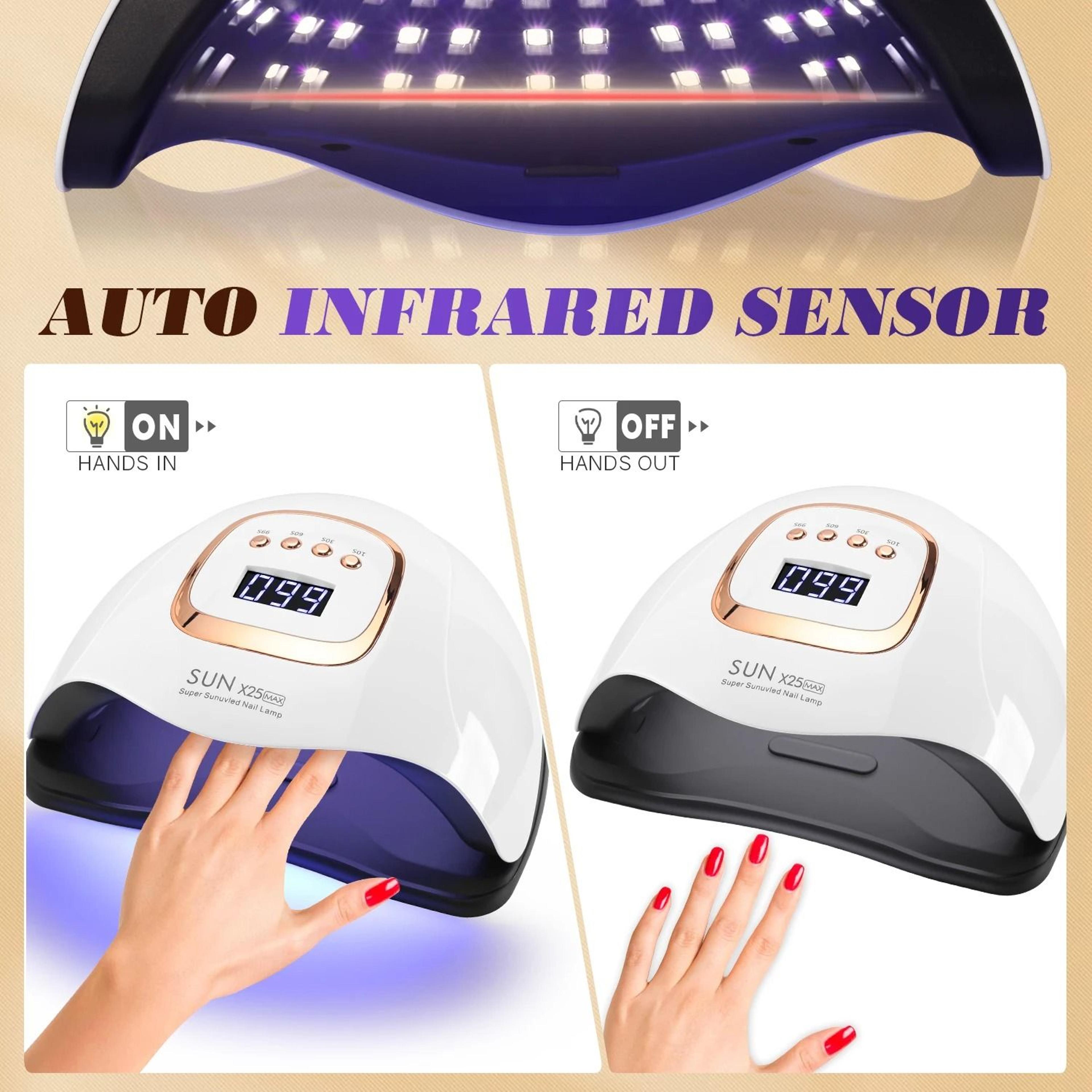 LED UV Nail Lamp Dryer 380W Professional Gel Polish Curing Light With Timer And Auto Sensor 4
