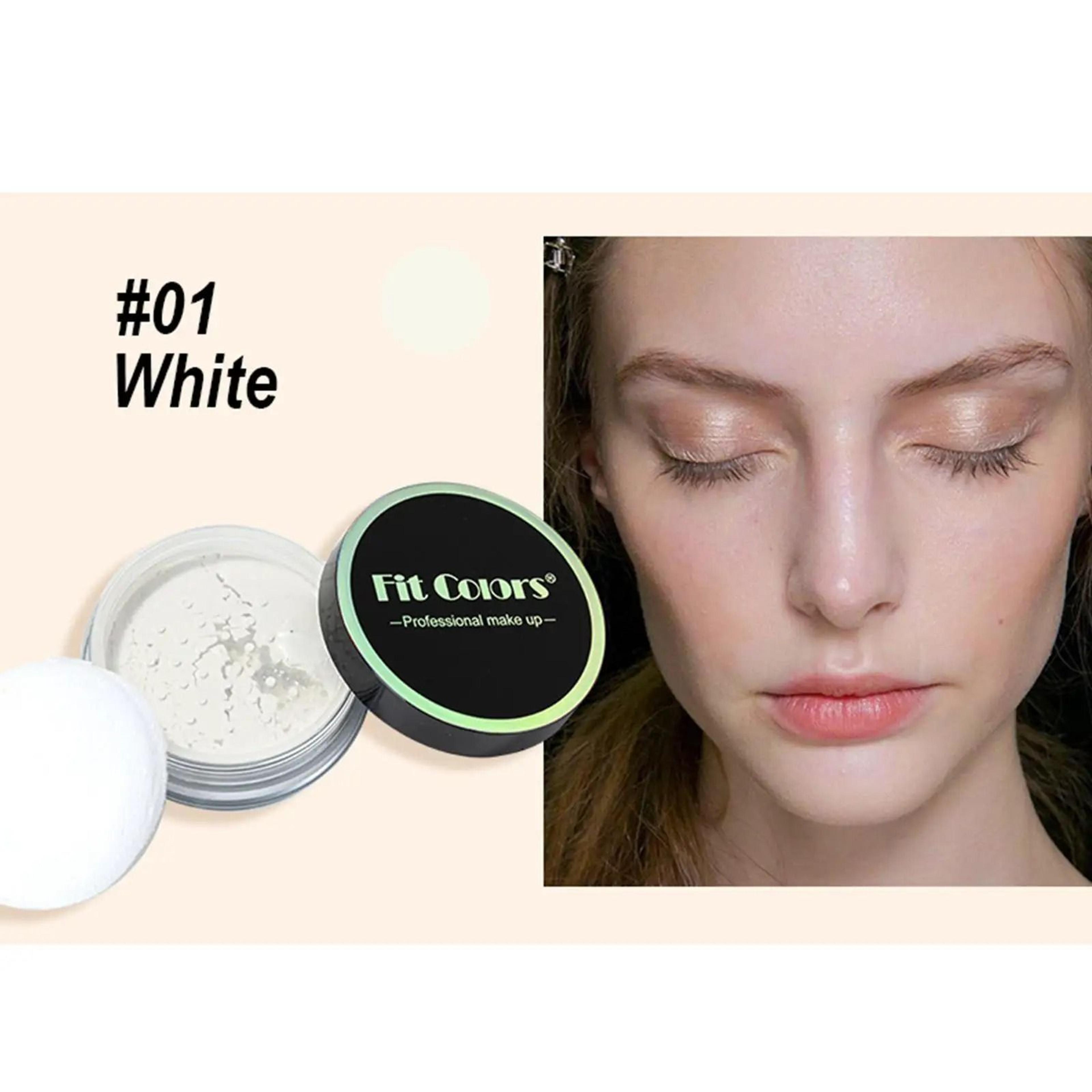 Korean Brightening Loose Powder Mineral Concealer Foundation Compact 10