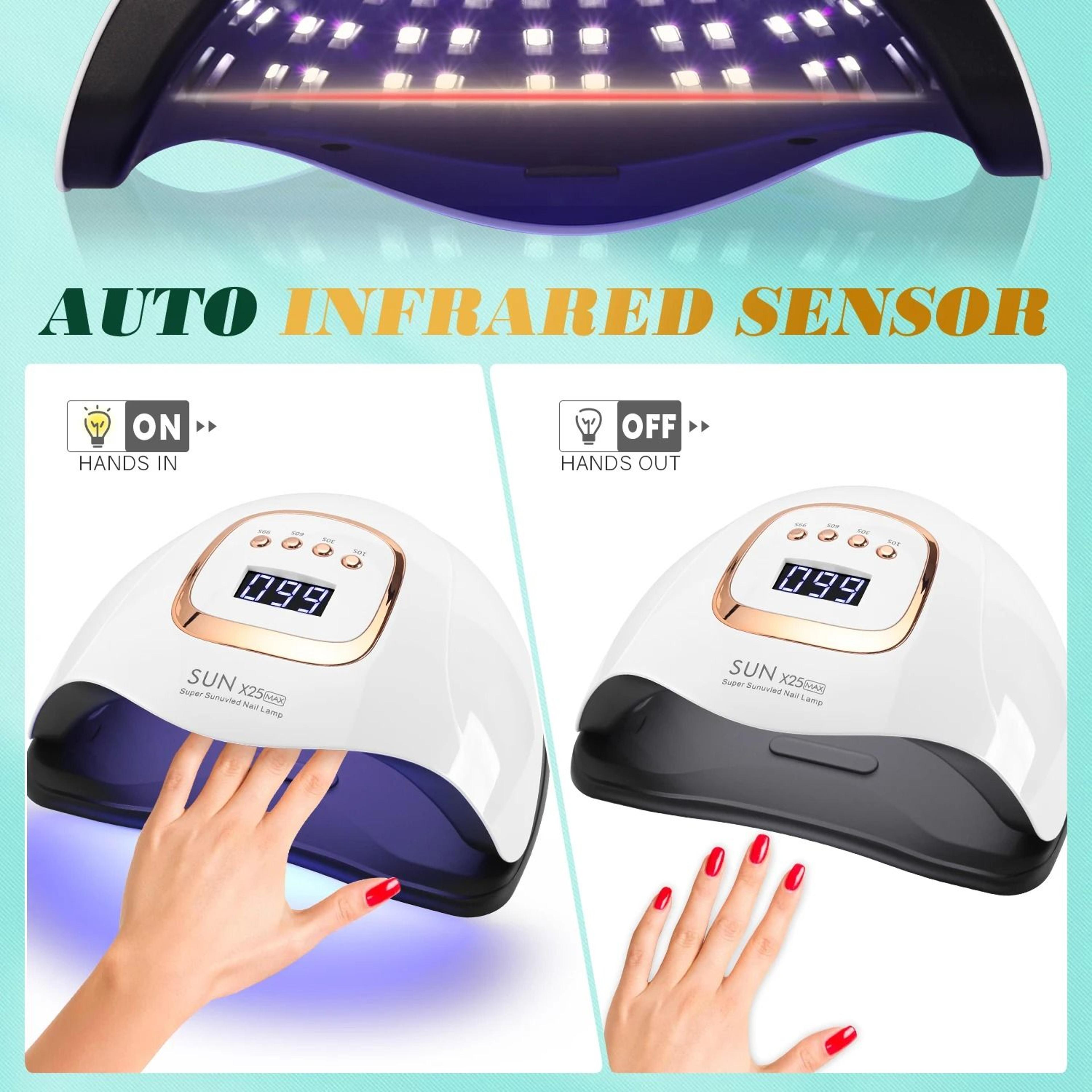 UV LED Nail Lamp 380W Professional Gel Polish Dryer For Salon And Home Use 5