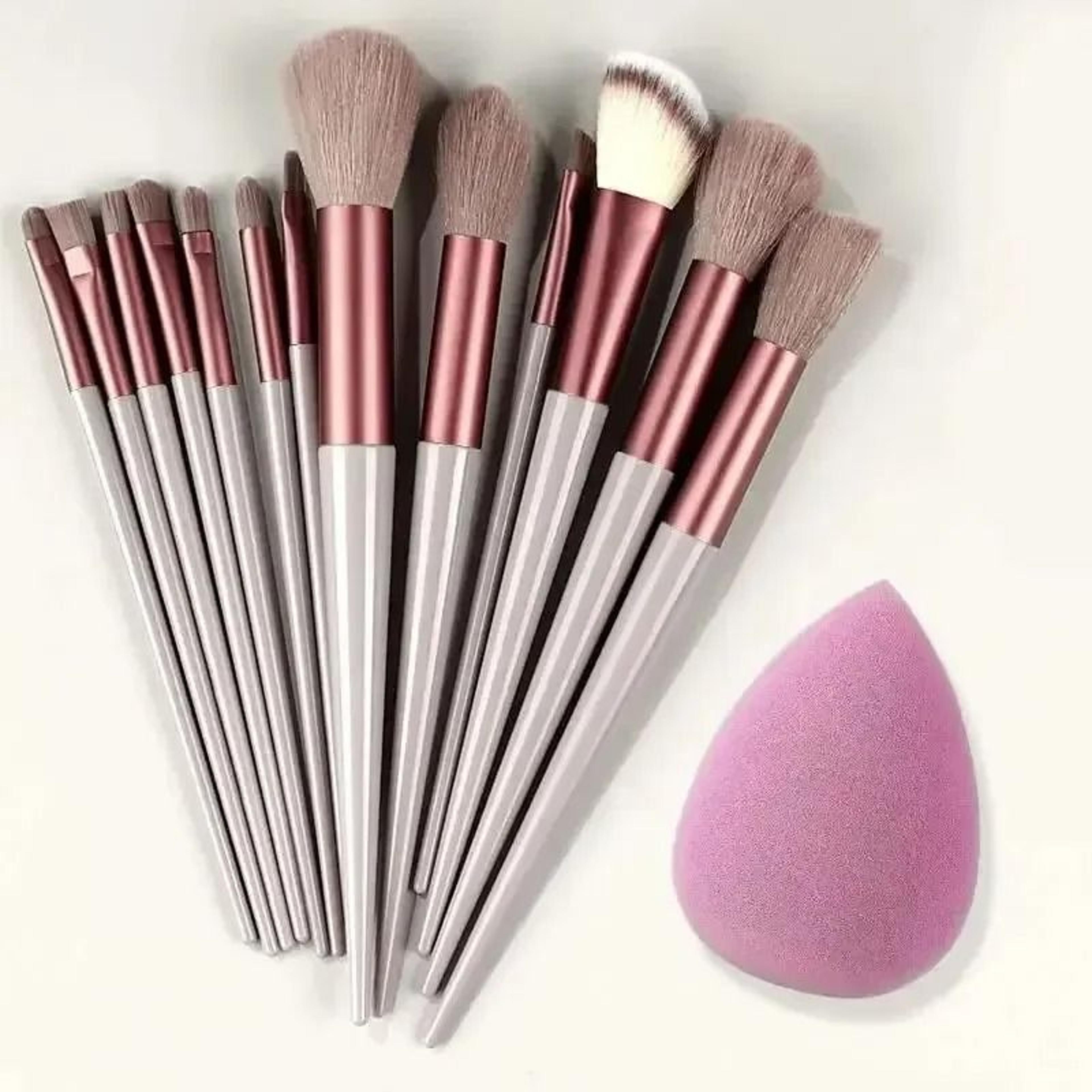 Makeup Brush Set Soft Fluffy Professional Cosmetic Brushes For Foundation And Eyeshadow 15