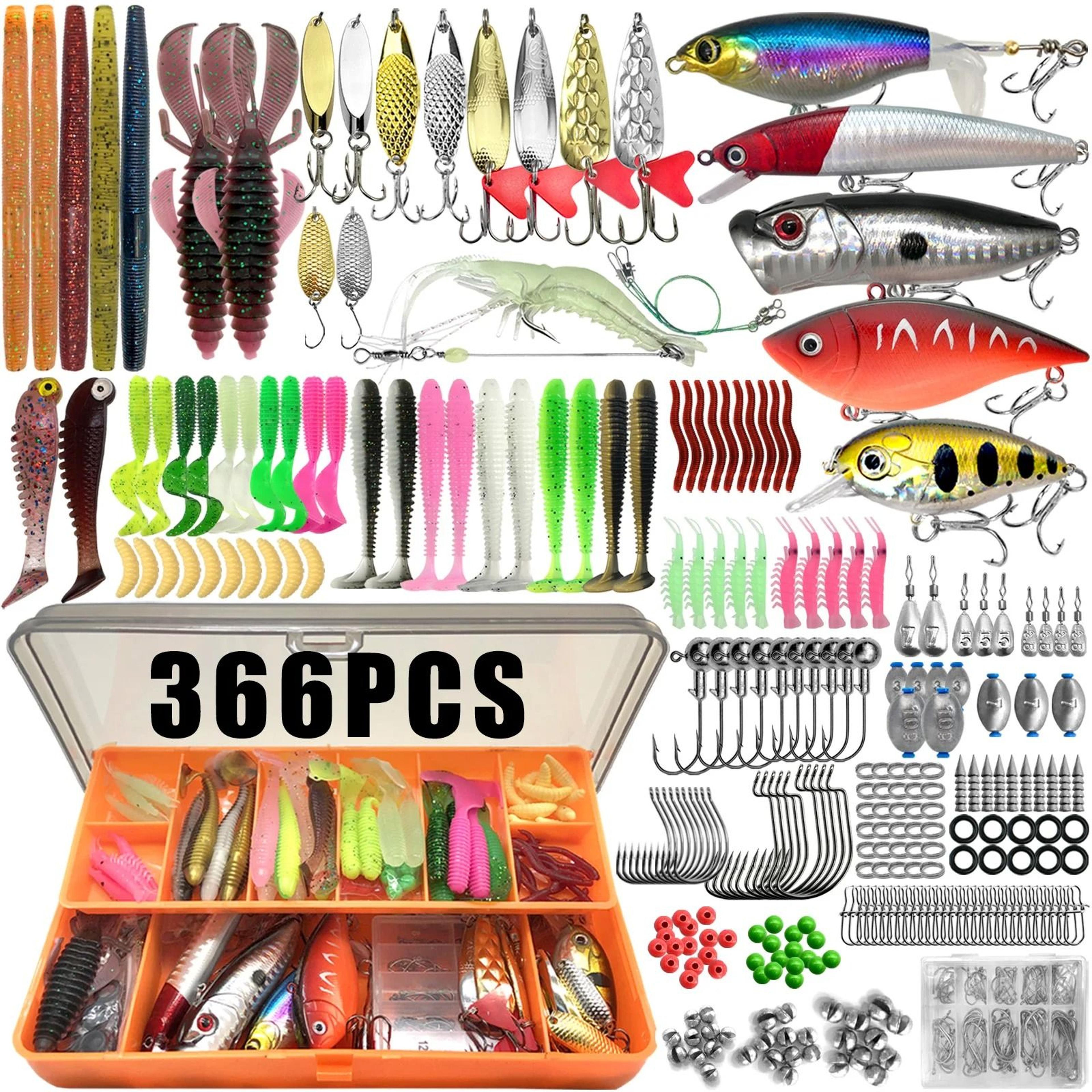 Fishing Lure Kit MultiLayered Tackle Box Set For Bass Trout And Pike 1