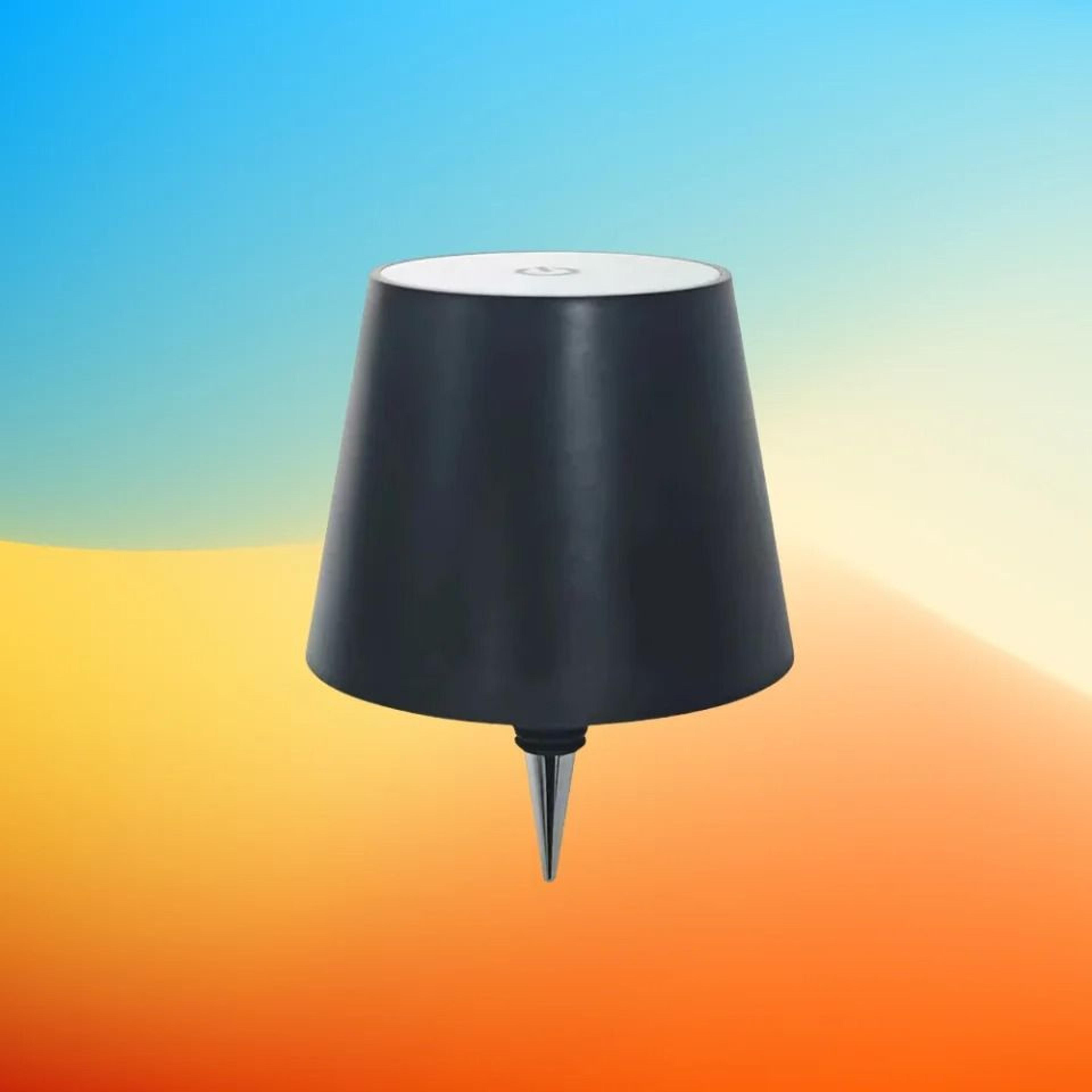 USB Rechargeable Bottle Table Lamp Touch Control With 3Color Dimming Light 8