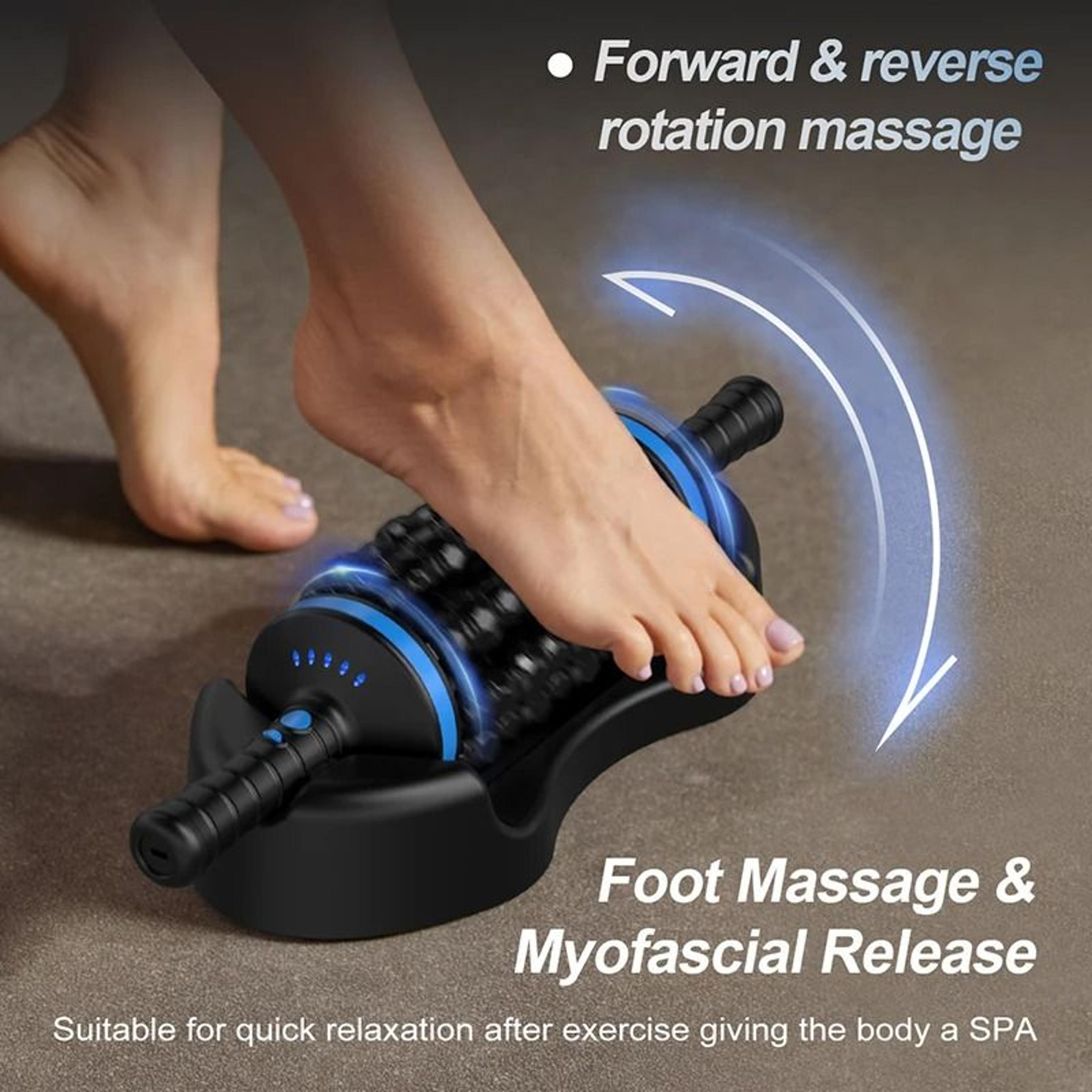 Cordless Roller Body Massager With 360 Degree Percussive Rolling 3