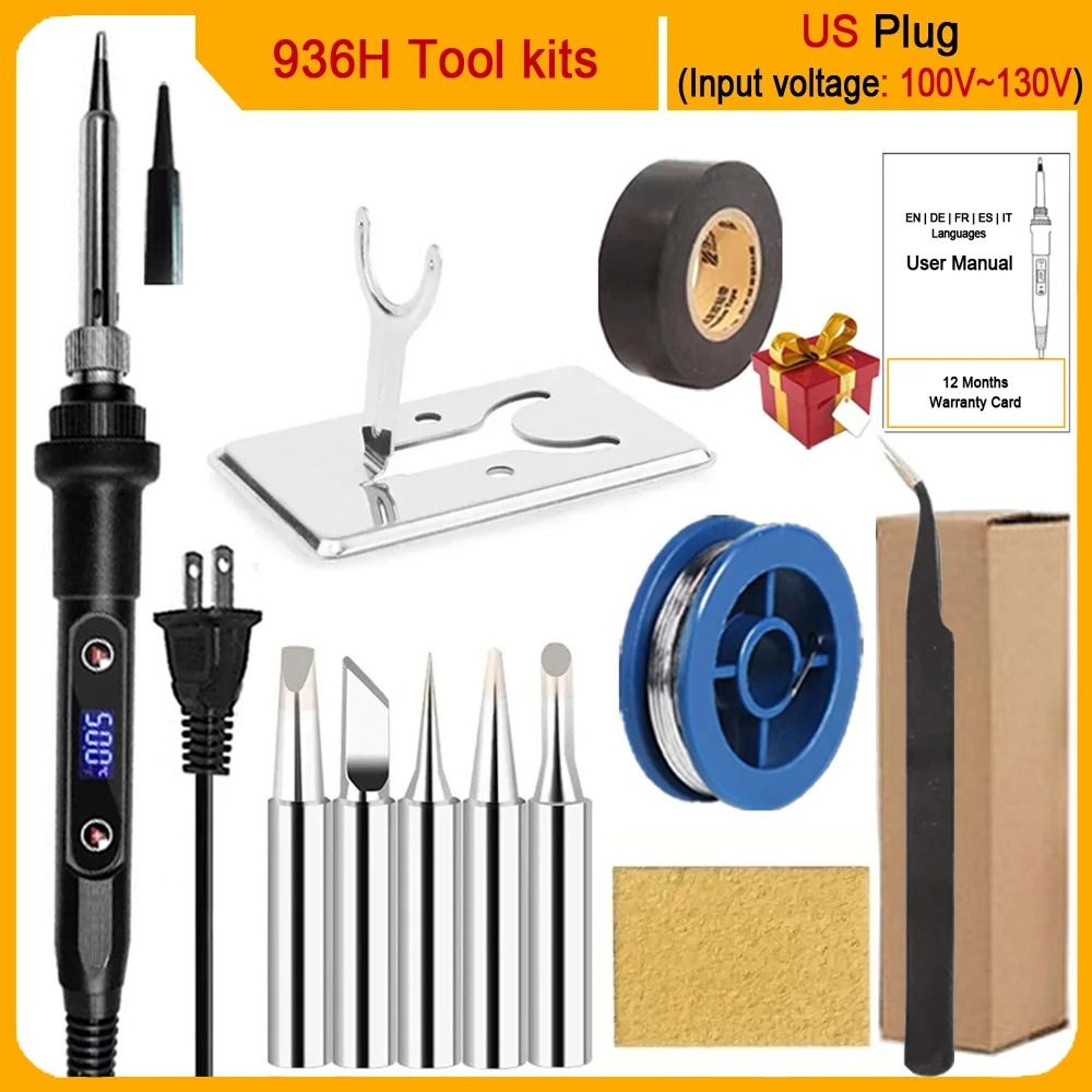 Electric Soldering Iron Kit With LCD Display And Adjustable Temperature 8