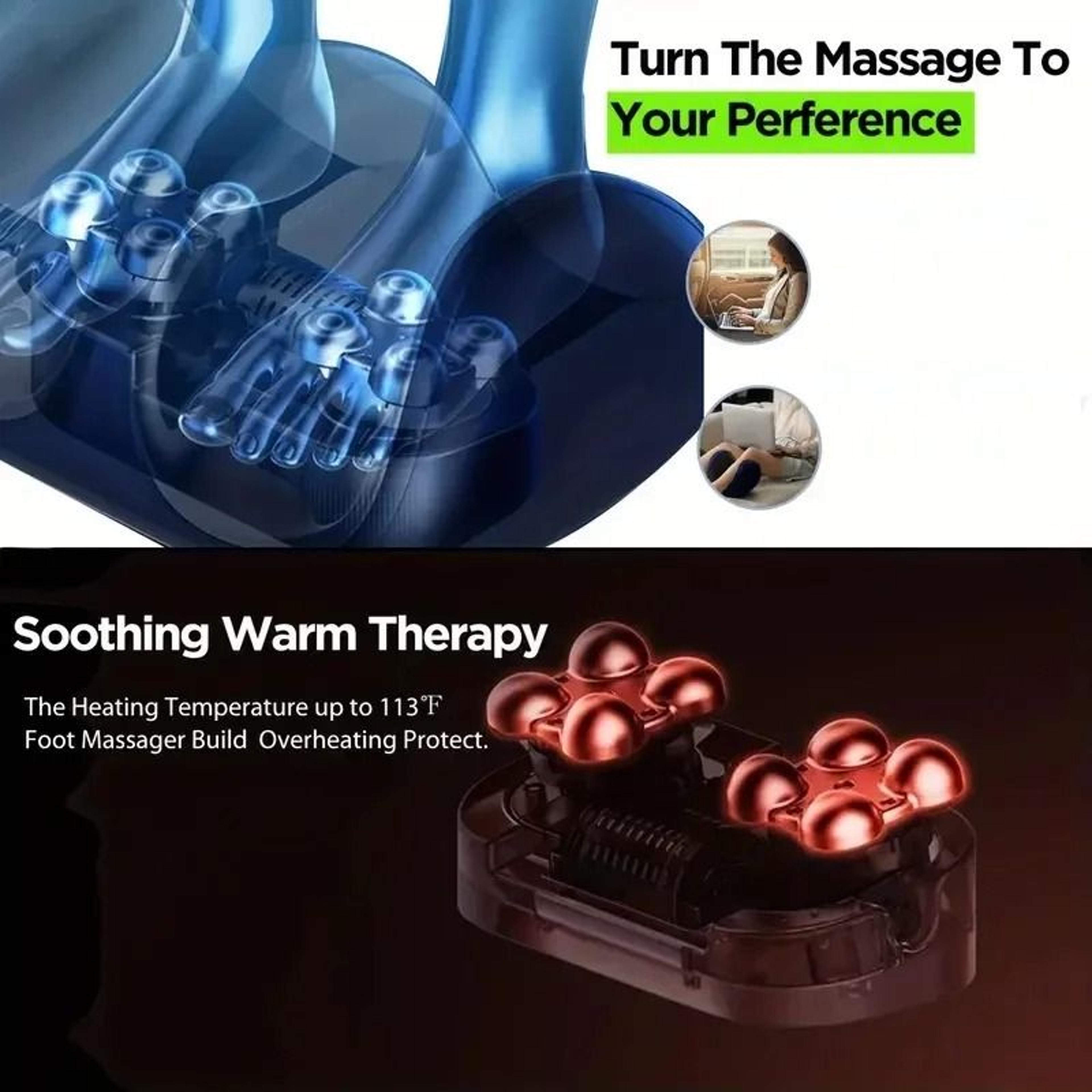 Extra Big Electric Foot Massager With Heat And Deep Kneading 2