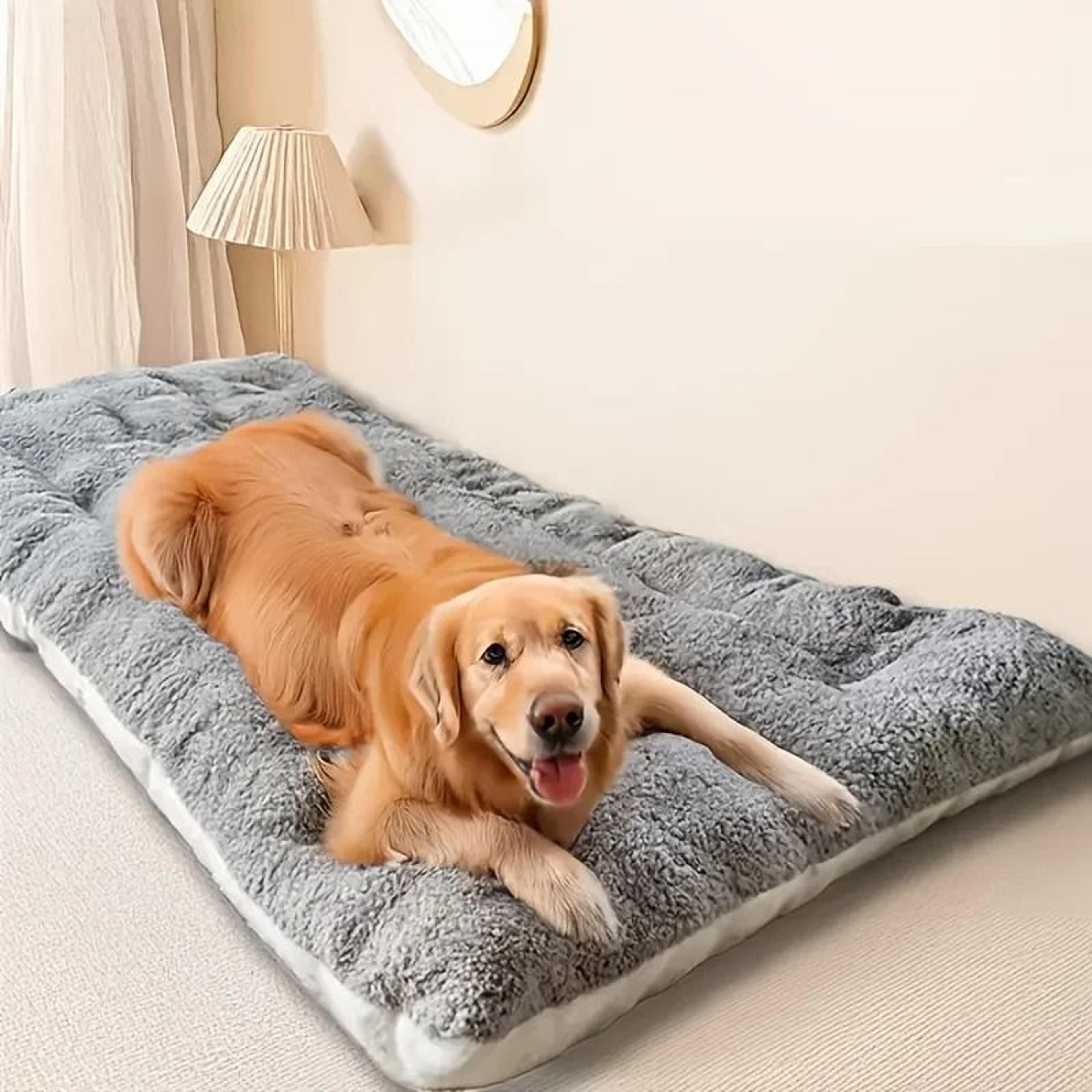 Extra Large Plush Dog Bed With Thick Cushion And Soft Cover 1
