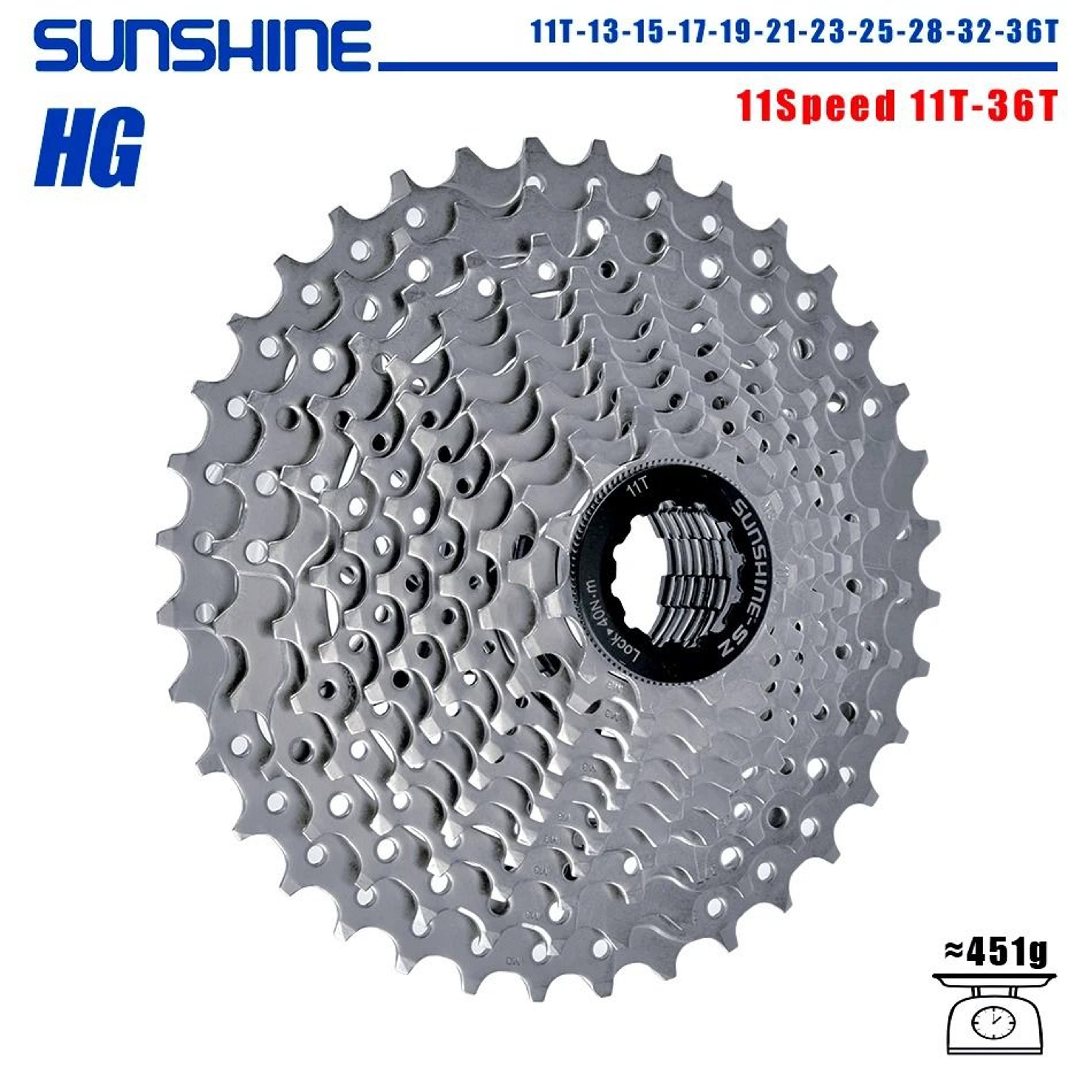 Road Bike Cassette Gear Set Compatible With 8 To 12 Speed Systems 28