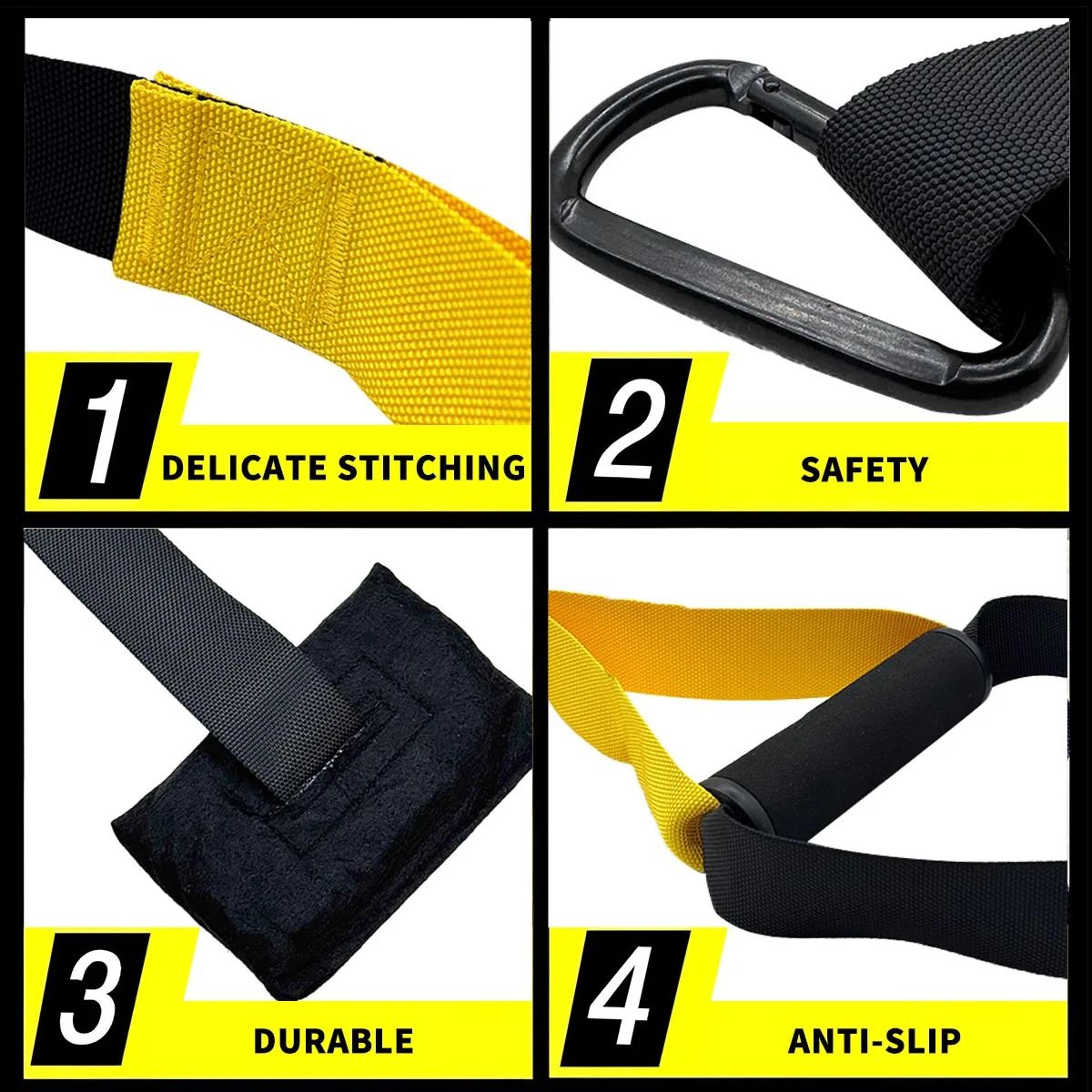 Suspended Training Belt With Bungee Resistance For Home Exercise 2