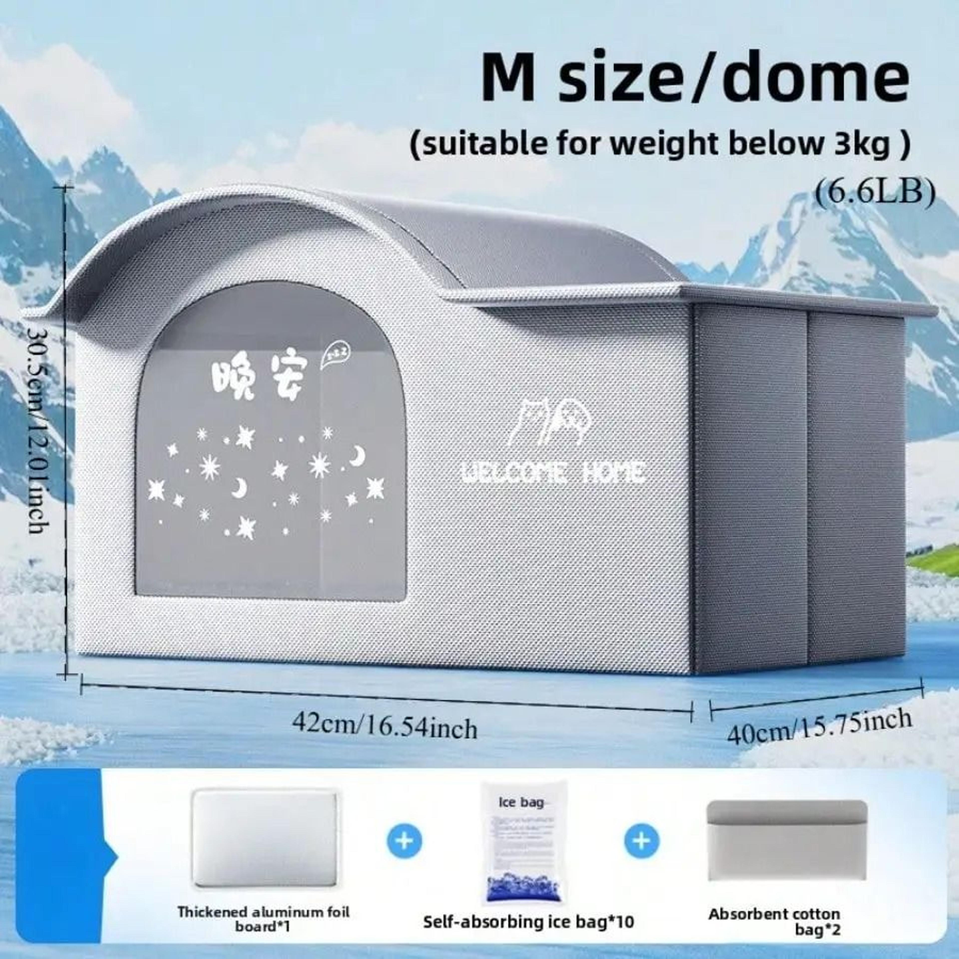 Summer Cooling Pet Ice House Bed For Cats And Dogs 7