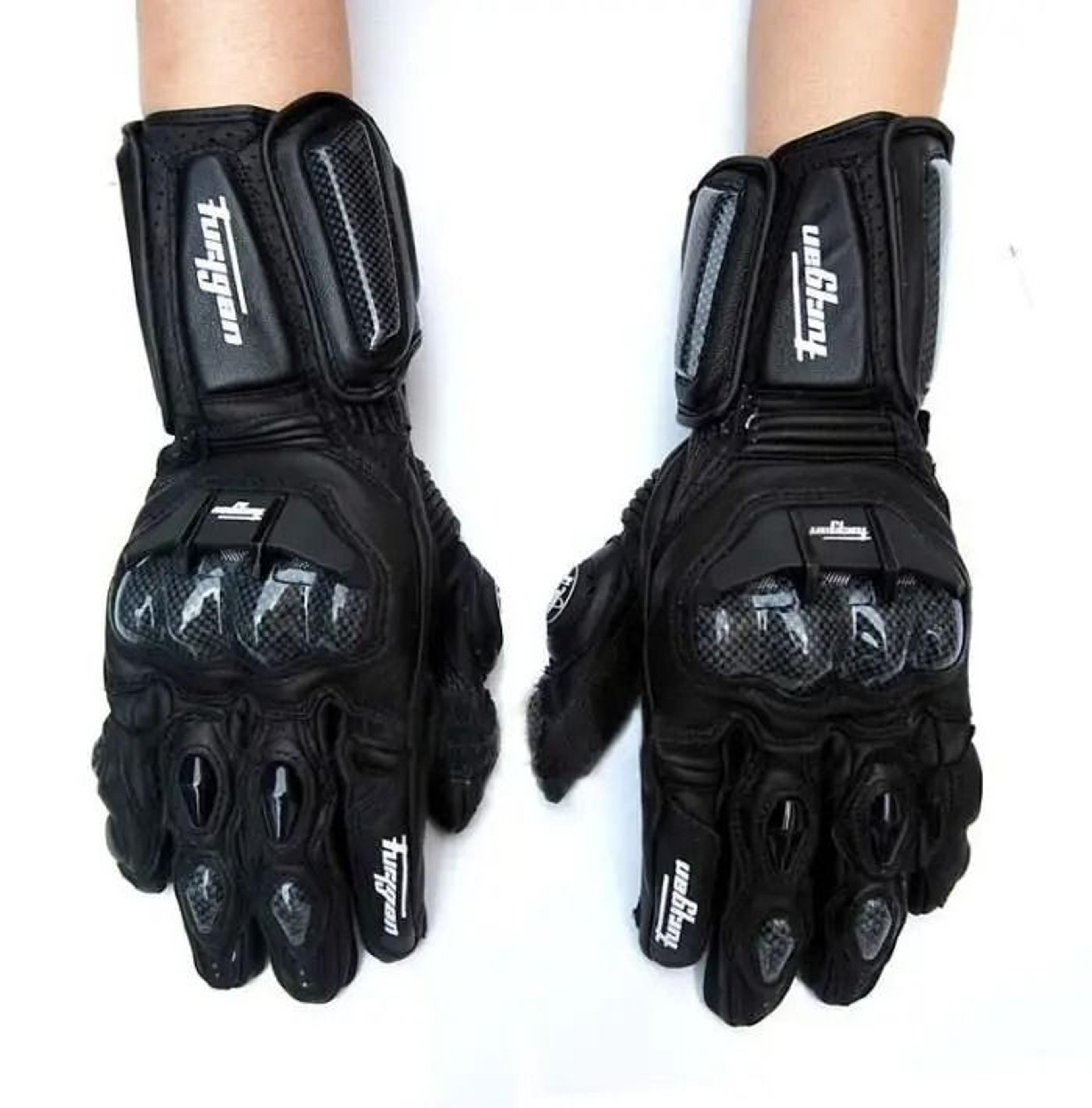 Motorcycle Protective Leather Gloves With Touch Screen Function 3