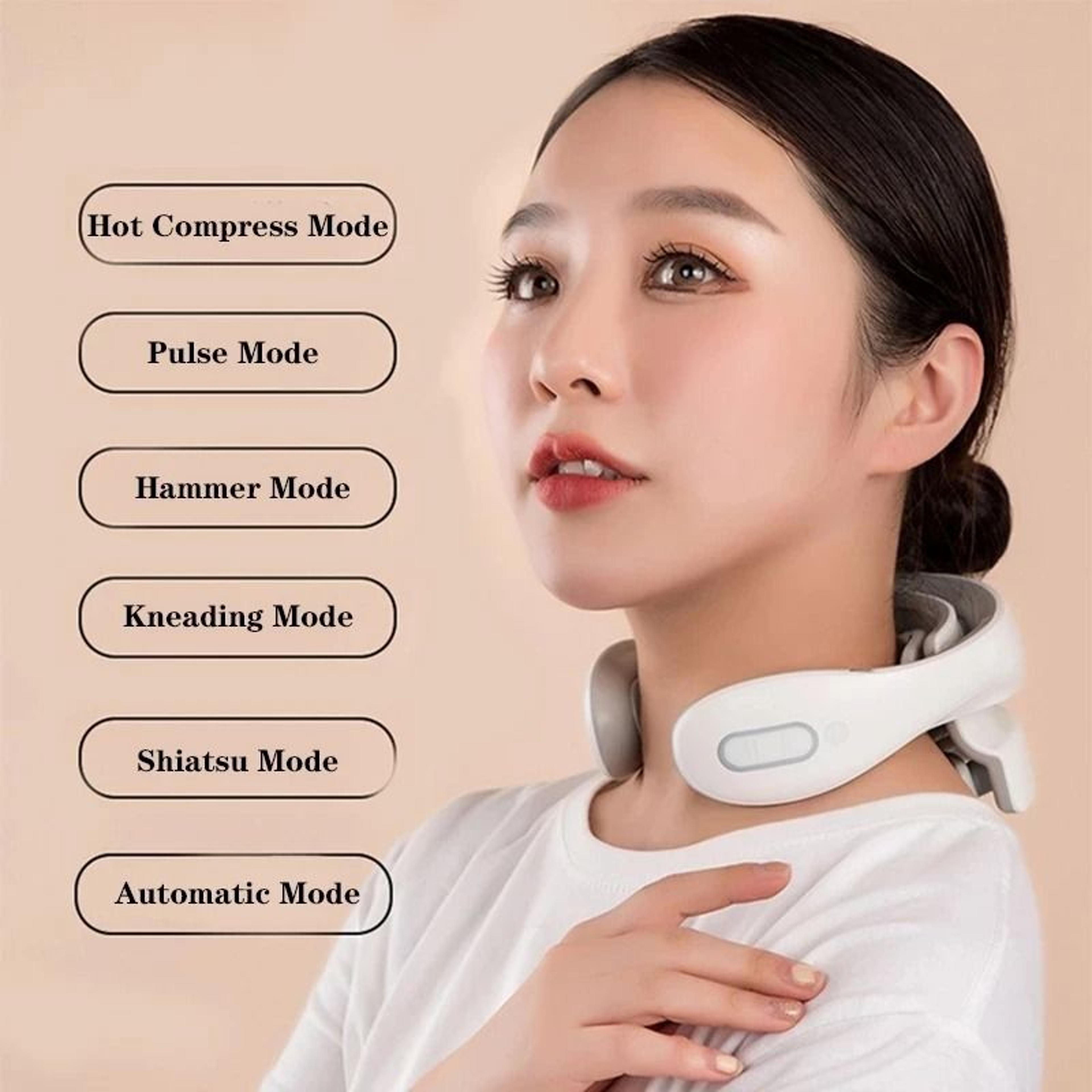 Smart Electric Neck Massager With Heat And Vibration 4