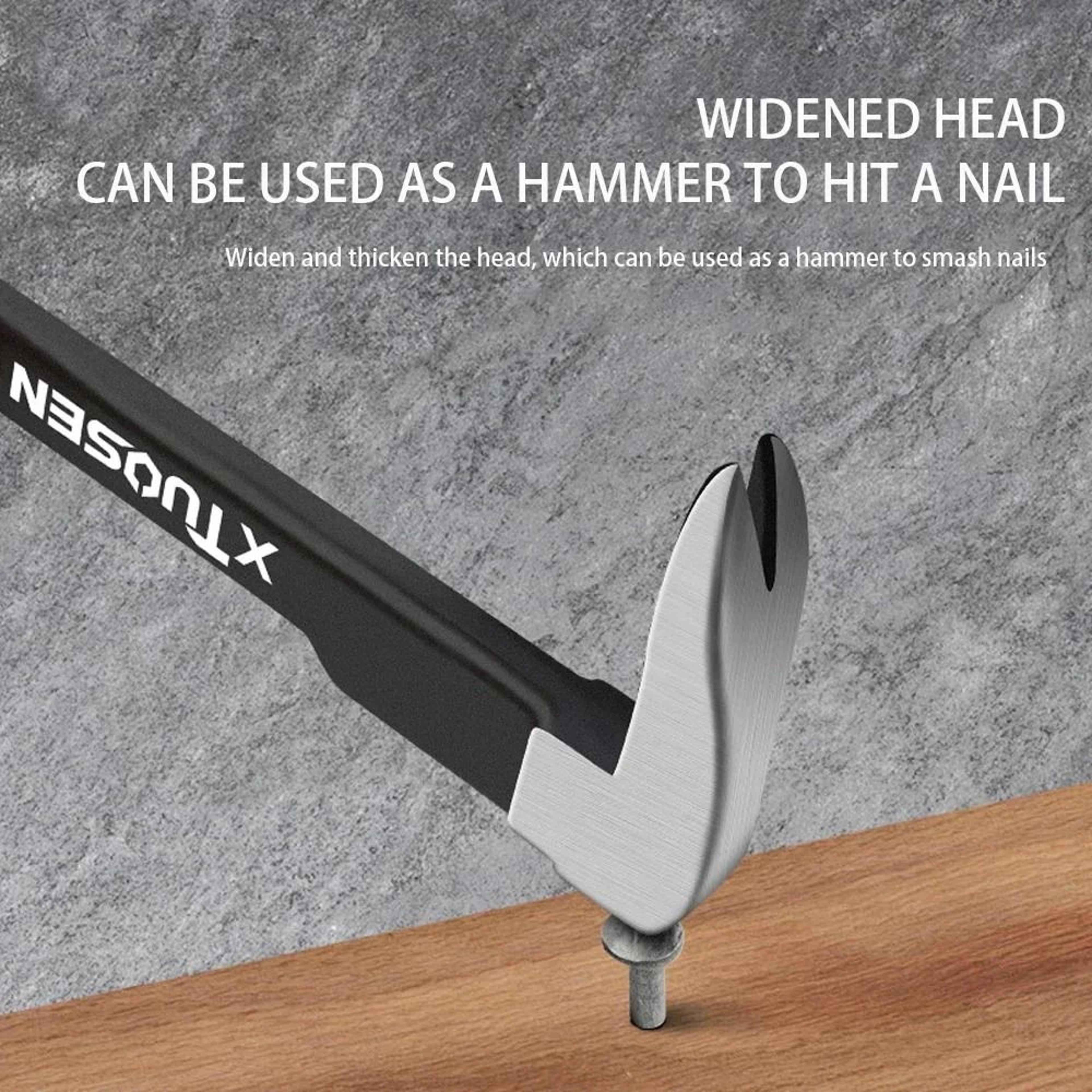 Steel Nail Puller And Crowbar Tool For Woodworking And Home Repair 5