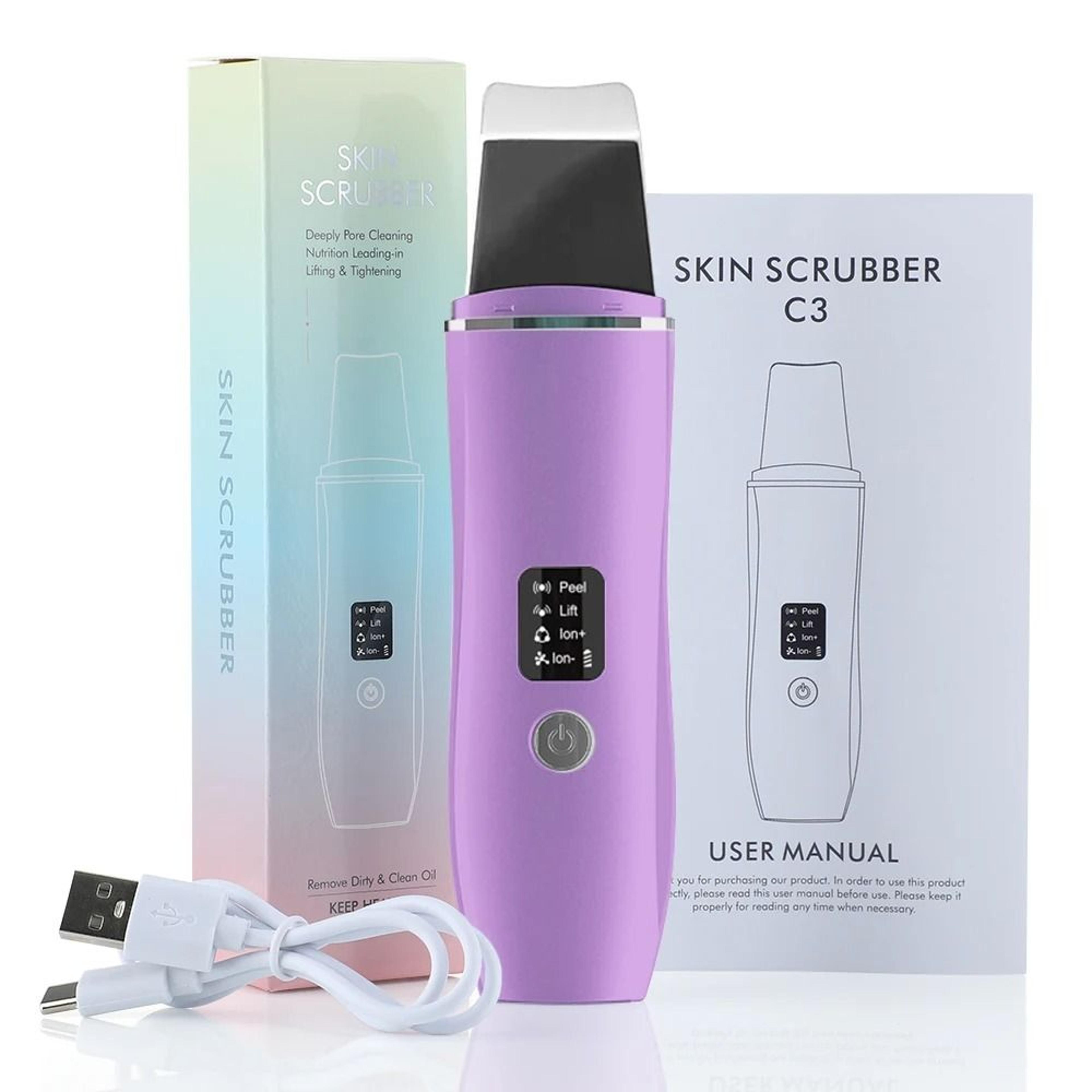 Ultrasonic Skin Scrubber Blackhead Remover And Deep Face Cleaning Tool 11