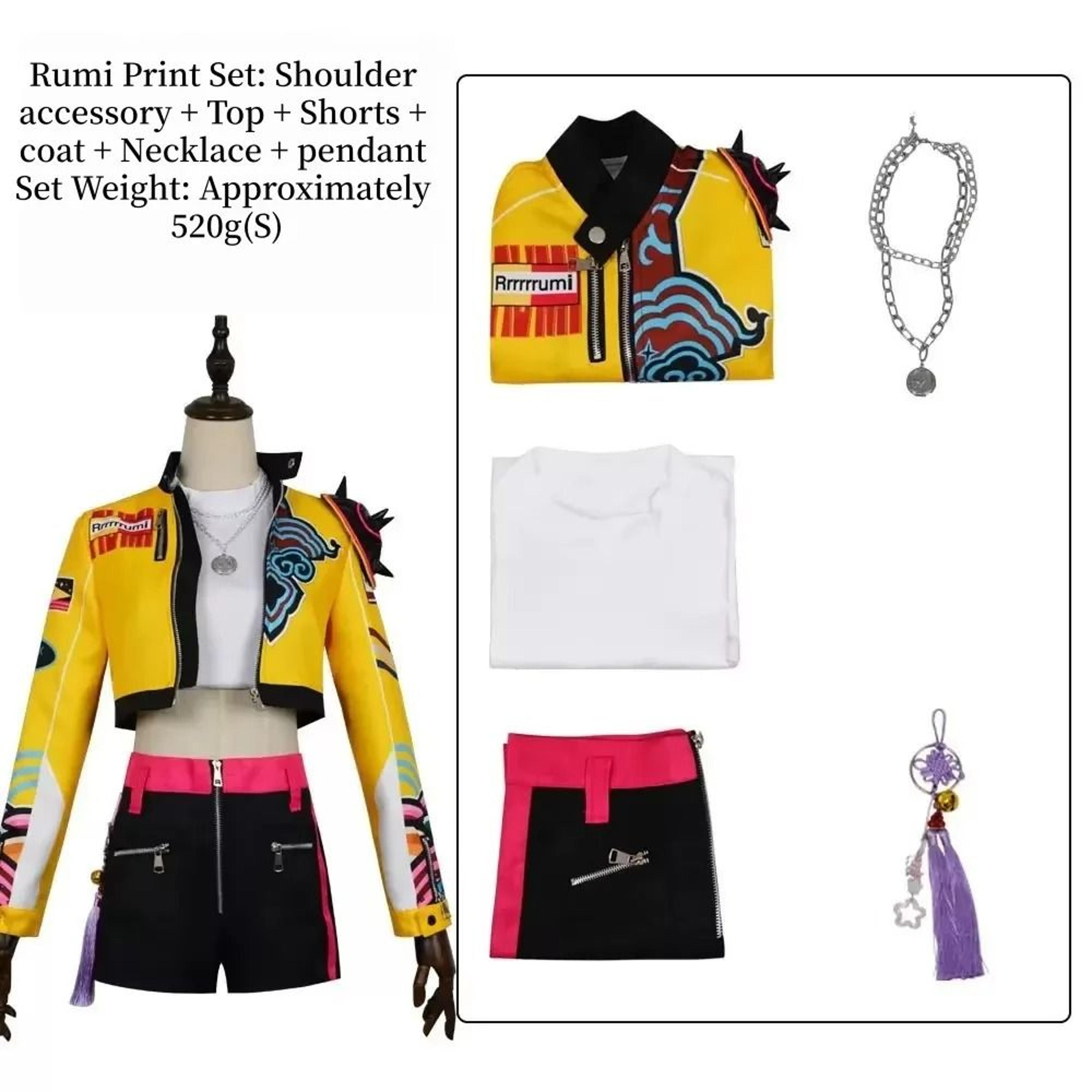 Children Cosplay Performance Costume Outfit For KPOP Rumi Group Concert And Halloween 5