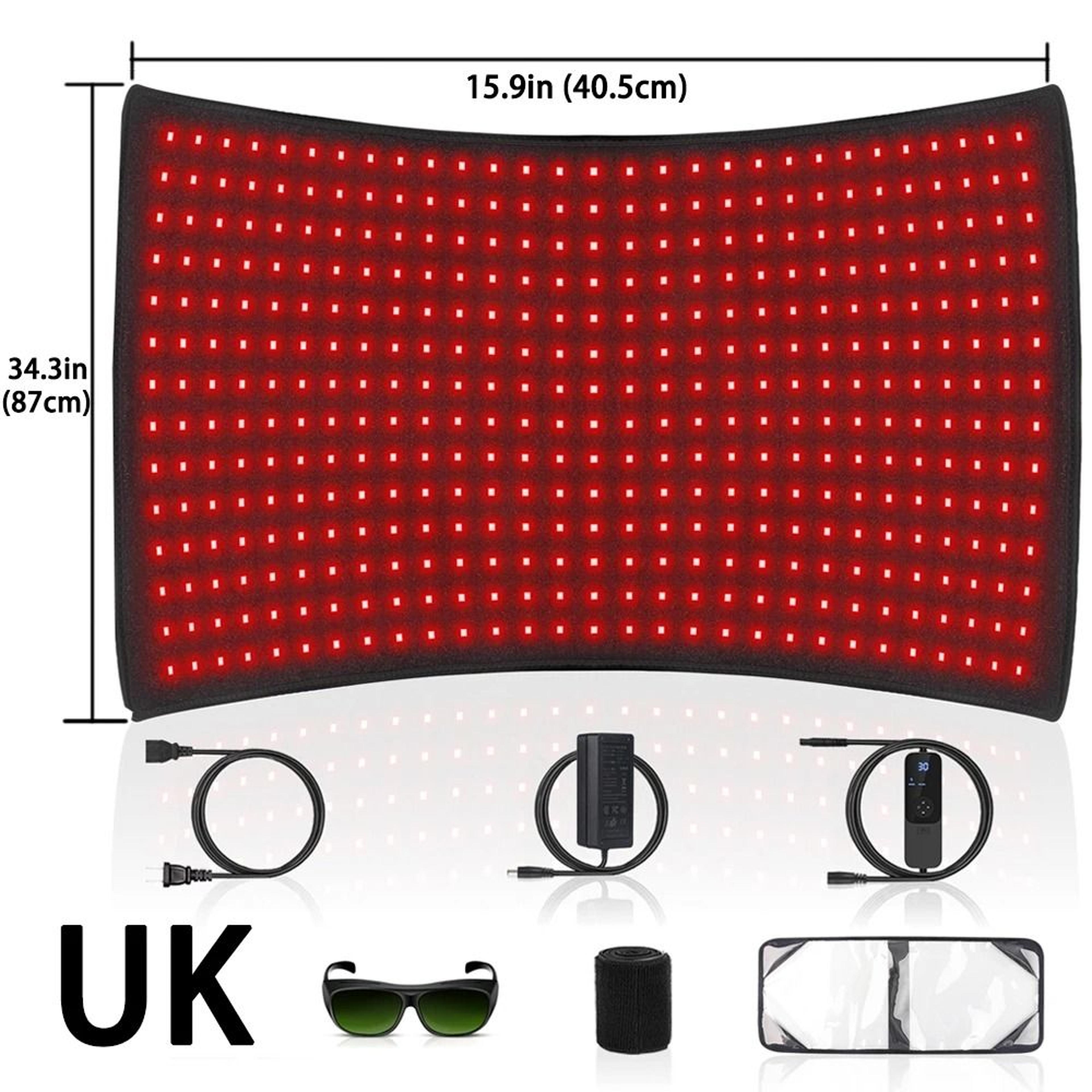 Red Light Therapy Heating Pad Infrared Pain Relief Device For Back Shoulder And Waist 12