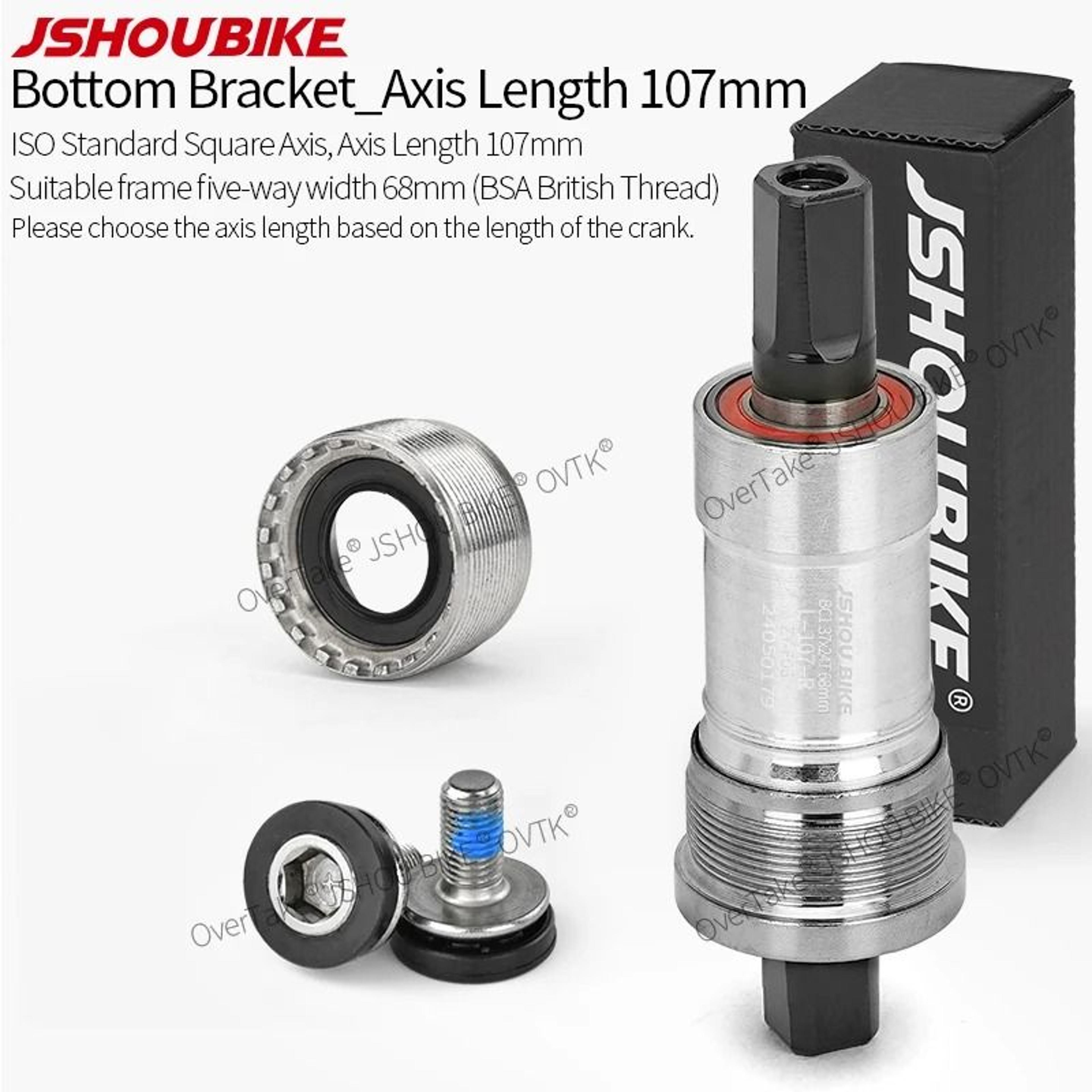 Square Taper Bottom Bracket BSA 68mm Sealed Bearing For MTB And Road Bikes 8