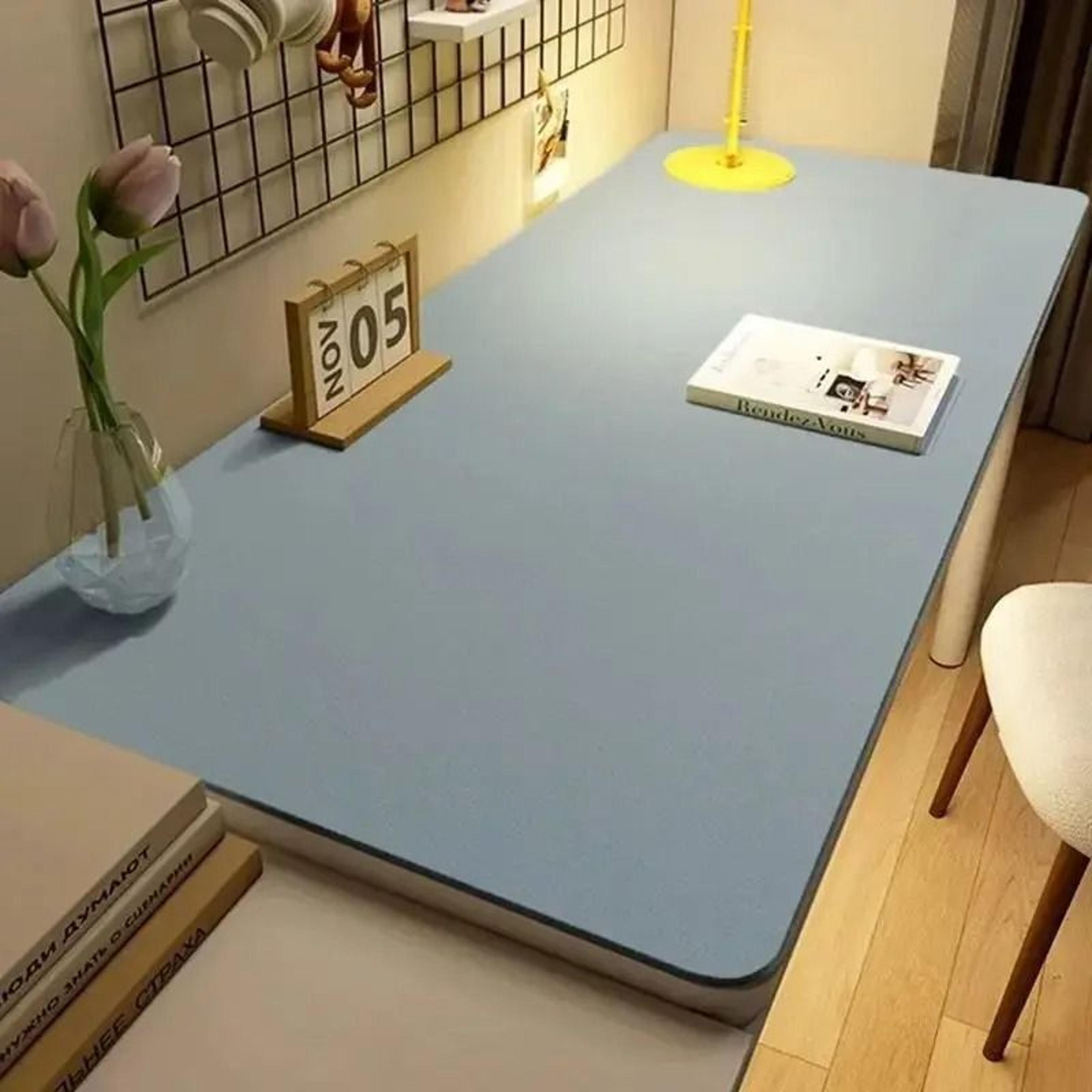Waterproof Leather Desk Mat And Table Protector With AntiSlip Surface 6