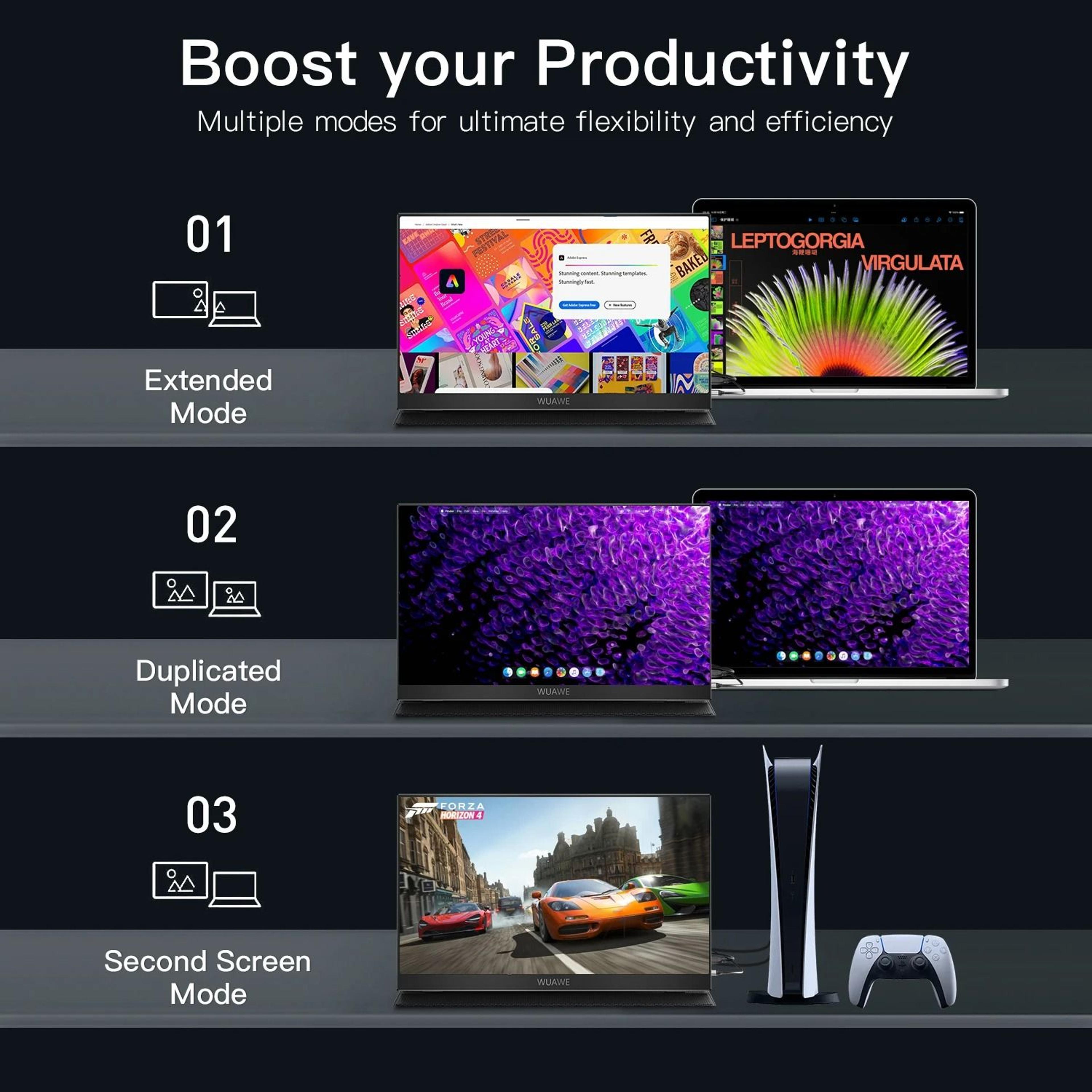 156 Inch Portable 1080P HDR Monitor With USBC And HDMI Connectivity 6