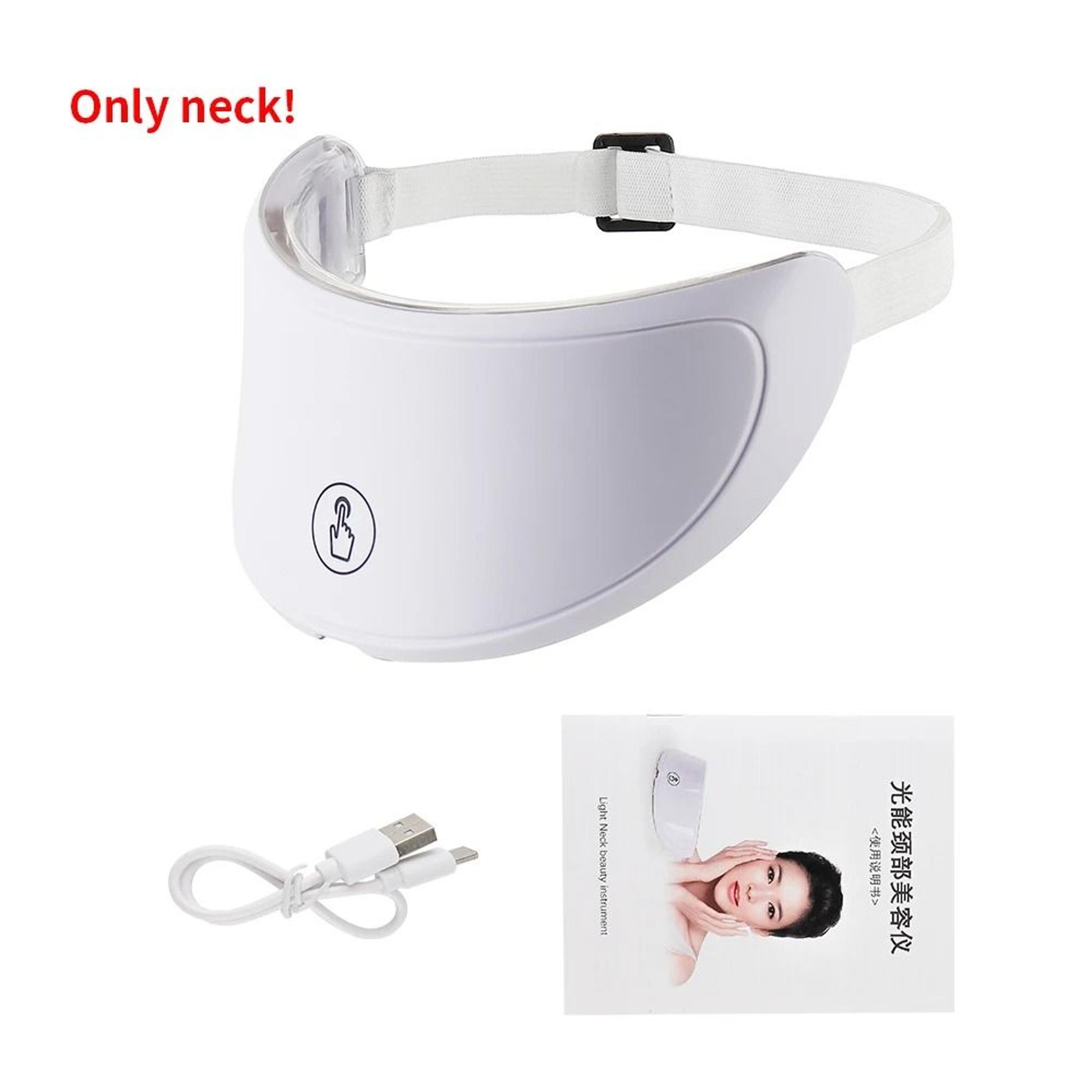 Wireless 7Color LED Face And Neck Beauty Mask  Photon Therapy Skin Tightening And Rejuvenation Devi 8